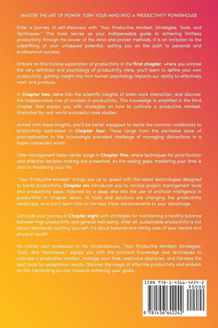 Rückseitencover Your Productive Mindset