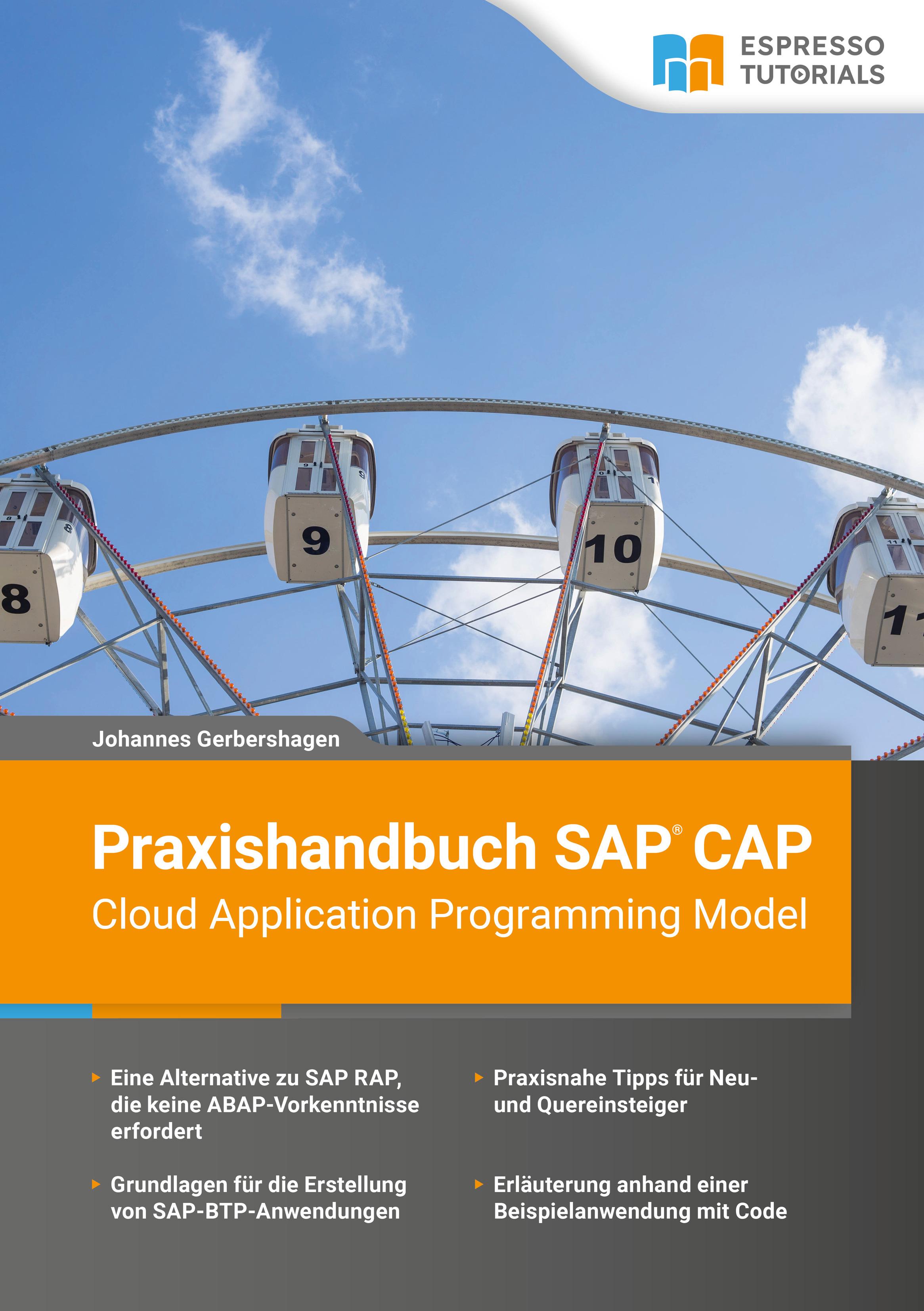 Vorderes Coverbild Praxishandbuch SAP CAP - Cloud Application Programming Model