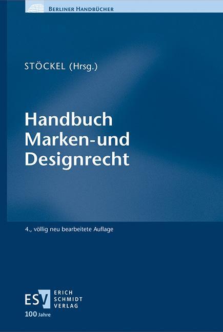 Vorderes Coverbild Handbuch Marken- und Designrecht