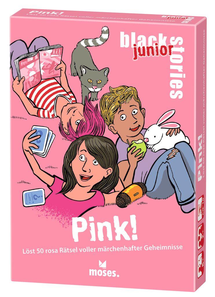 Vorderes Coverbild black stories junior pink!