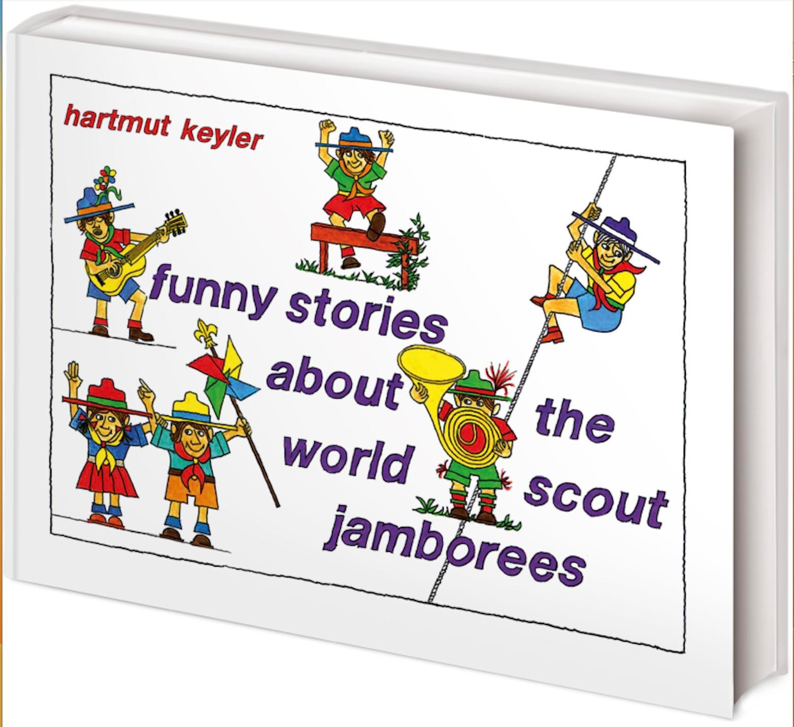 Vorderes Coverbild funny stories about the world scout jamborees