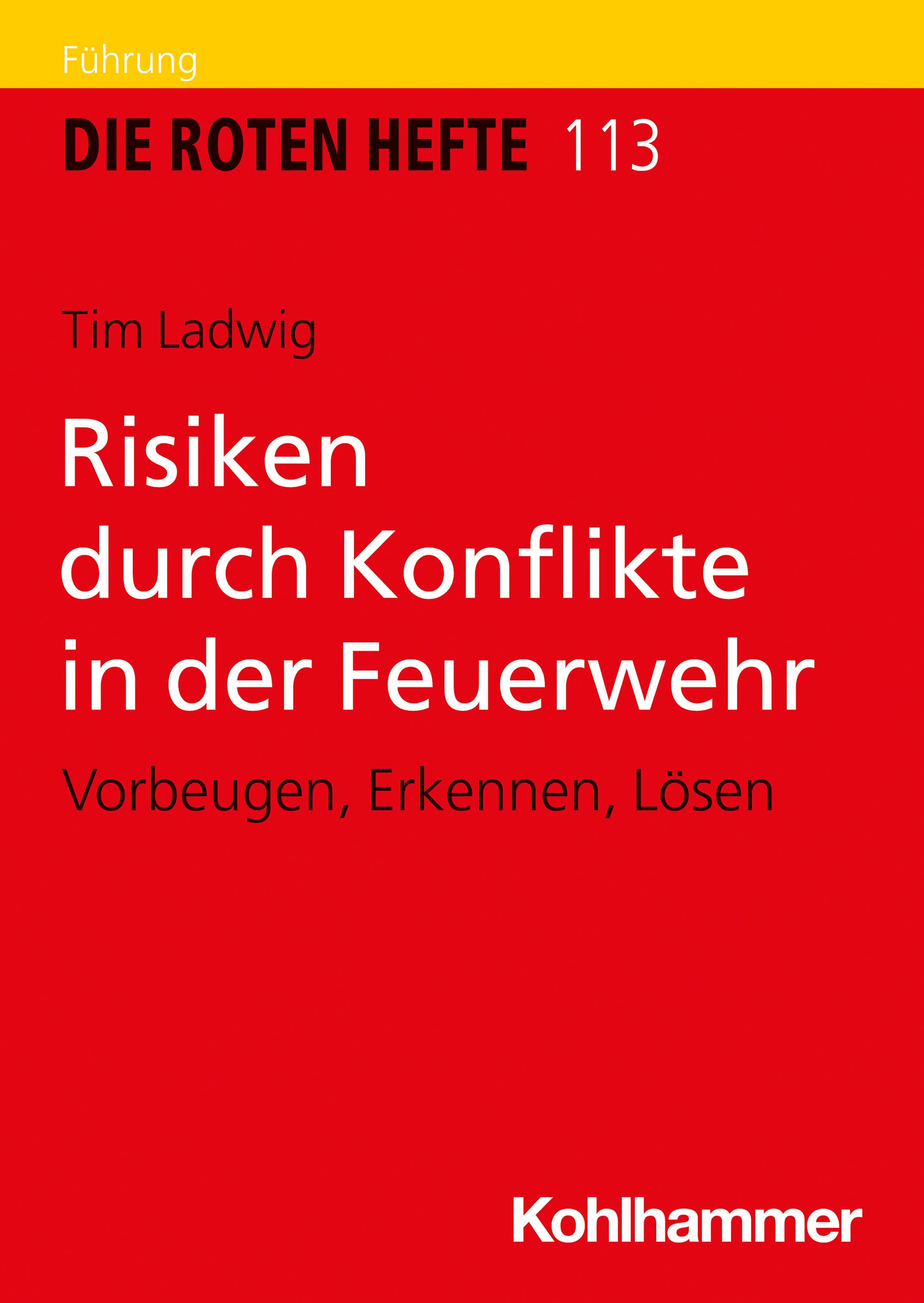 Vorderes Coverbild Risiken durch Konflikte in der Feuerwehr
