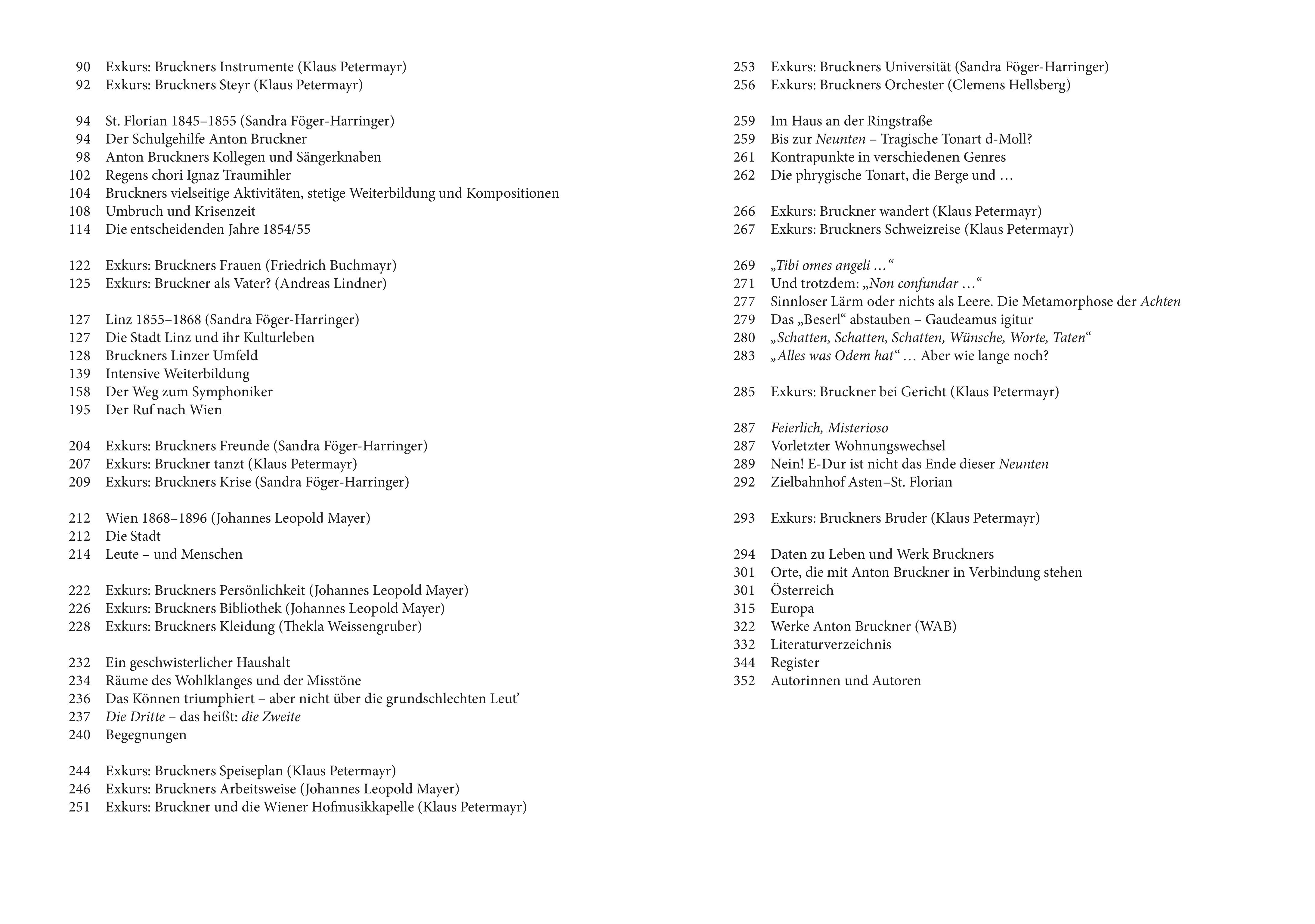 Beispielinhalt (Bild) Anton Bruckner