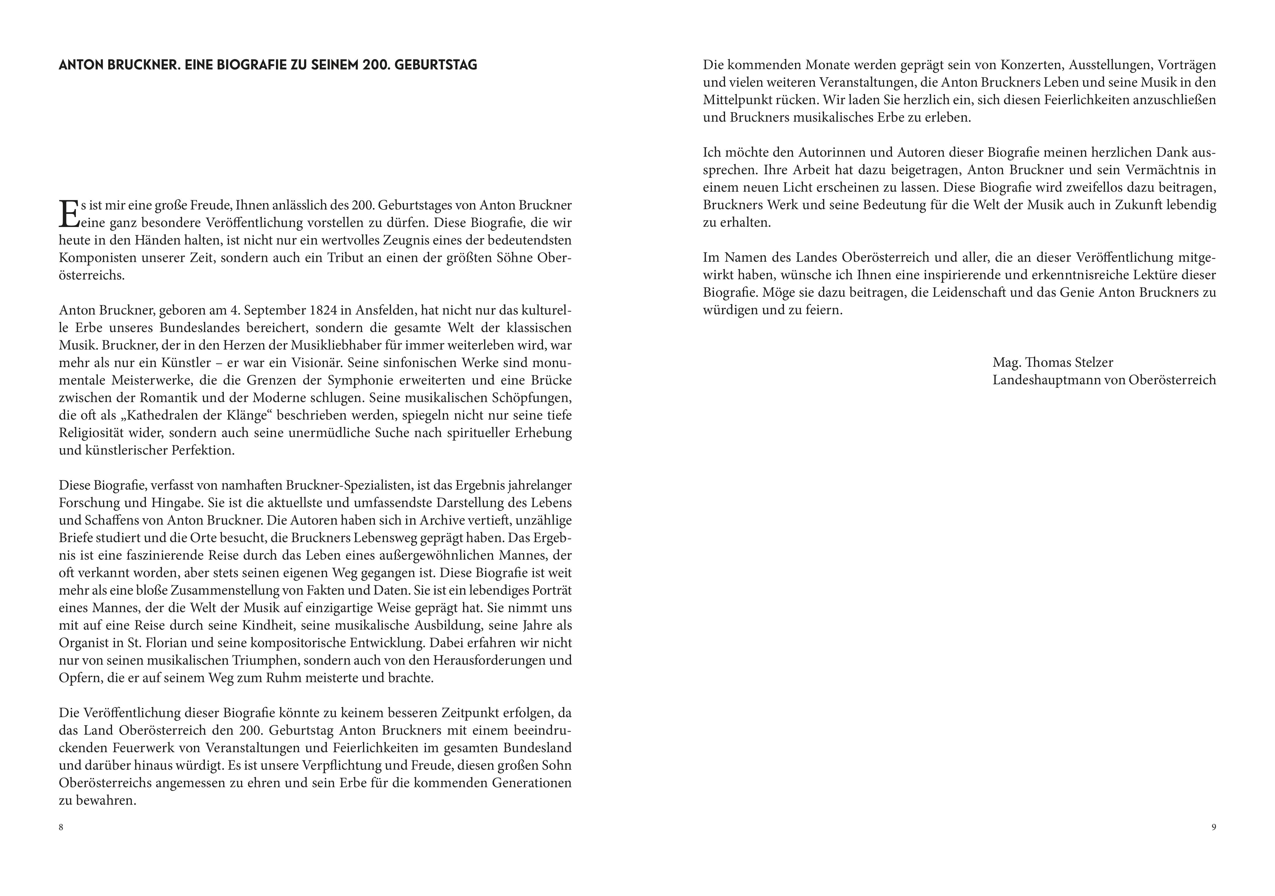 Beispielinhalt (Bild) Anton Bruckner
