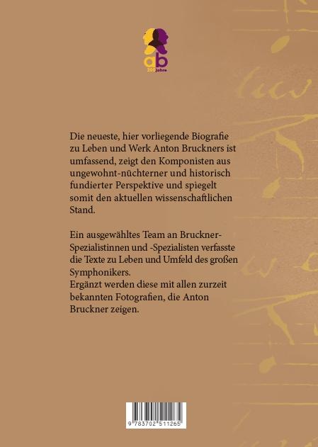 Rückseitencover Anton Bruckner