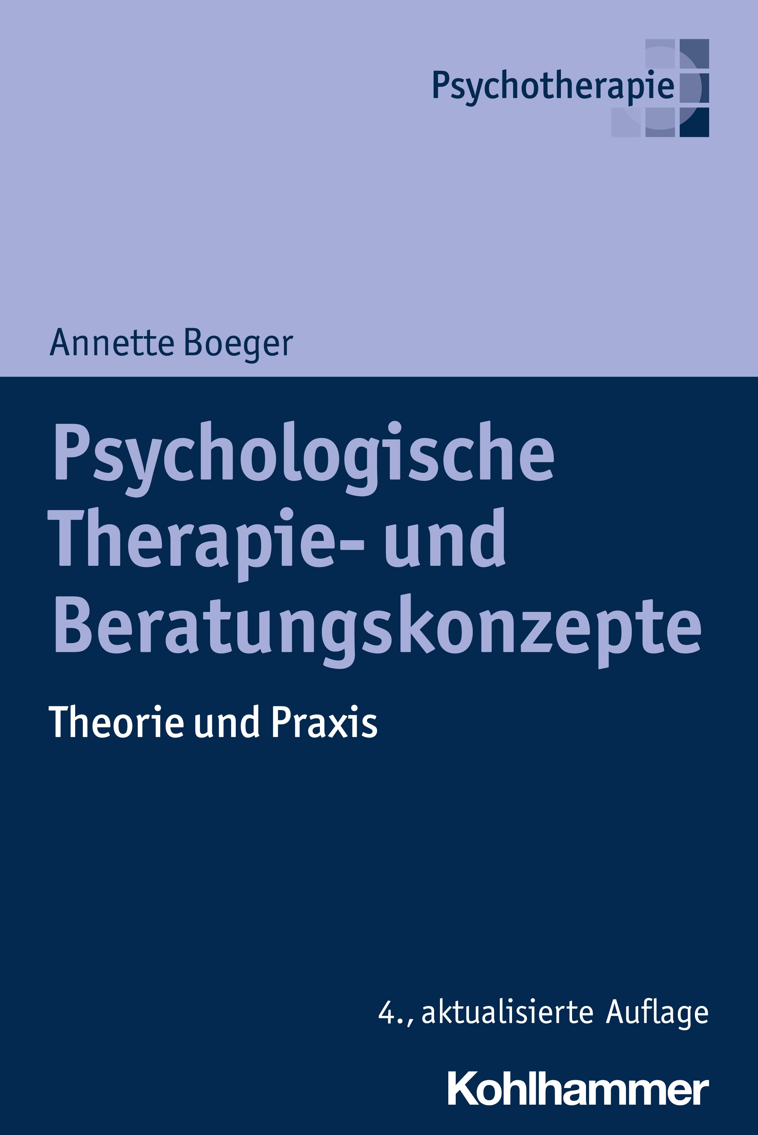 Vorderes Coverbild Psychologische Therapie- und Beratungskonzepte