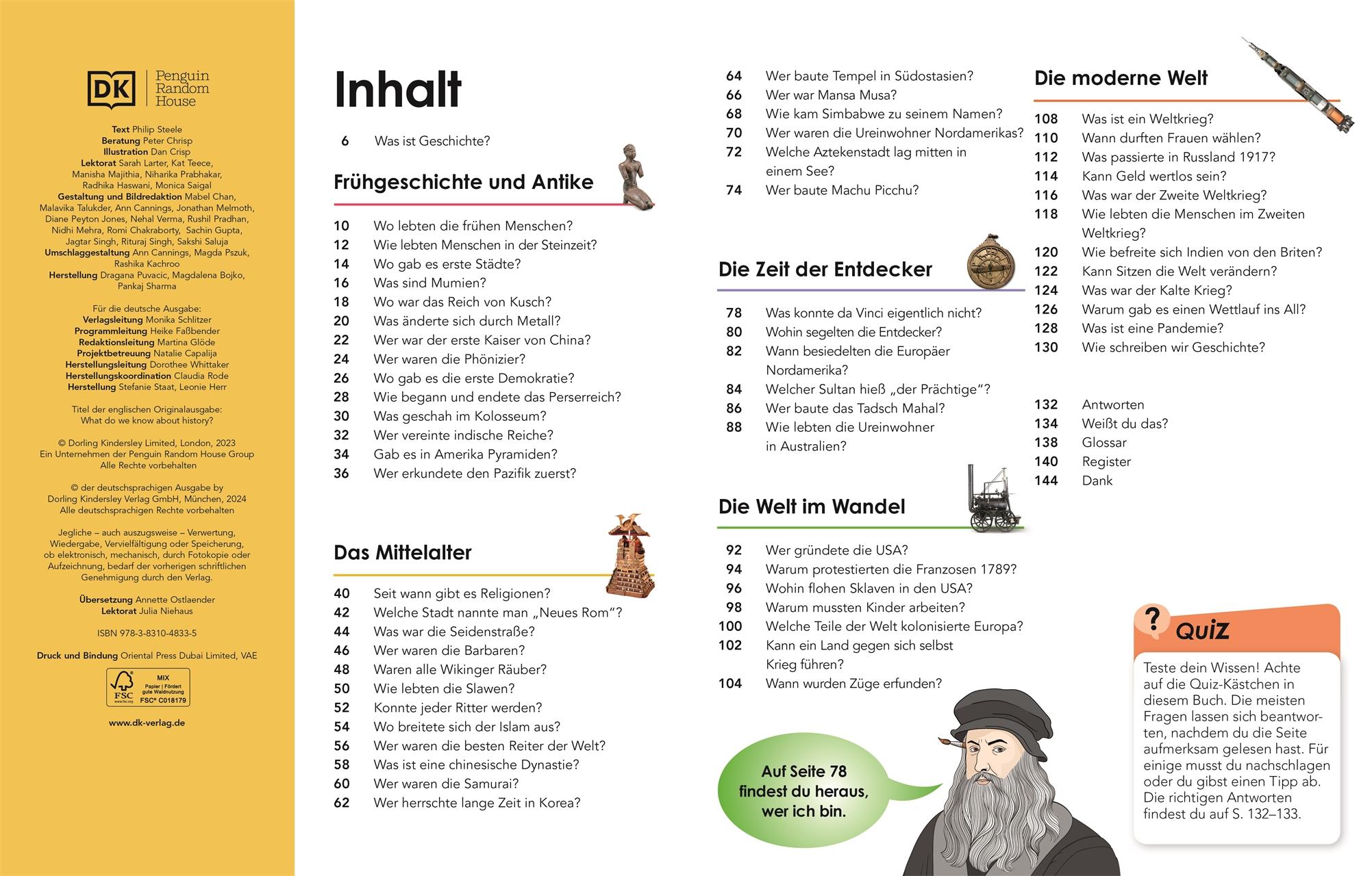 Beispielinhalt (Bild) Weshalb? Deshalb! Geschichte