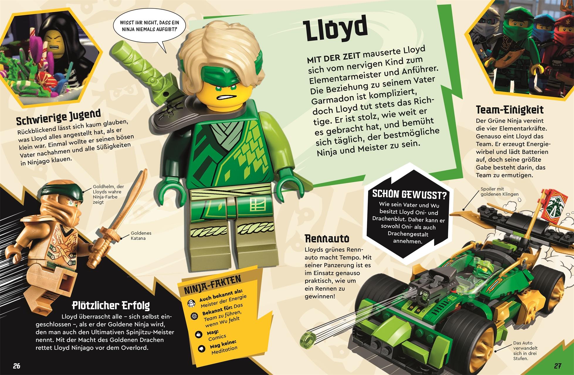 Beispielinhalt (Bild) LEGO® NINJAGO® Die geheime Welt der Ninja