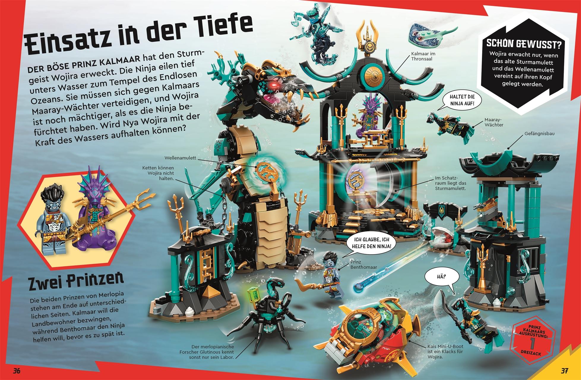 Beispielinhalt (Bild) LEGO® NINJAGO® Die geheime Welt der Ninja