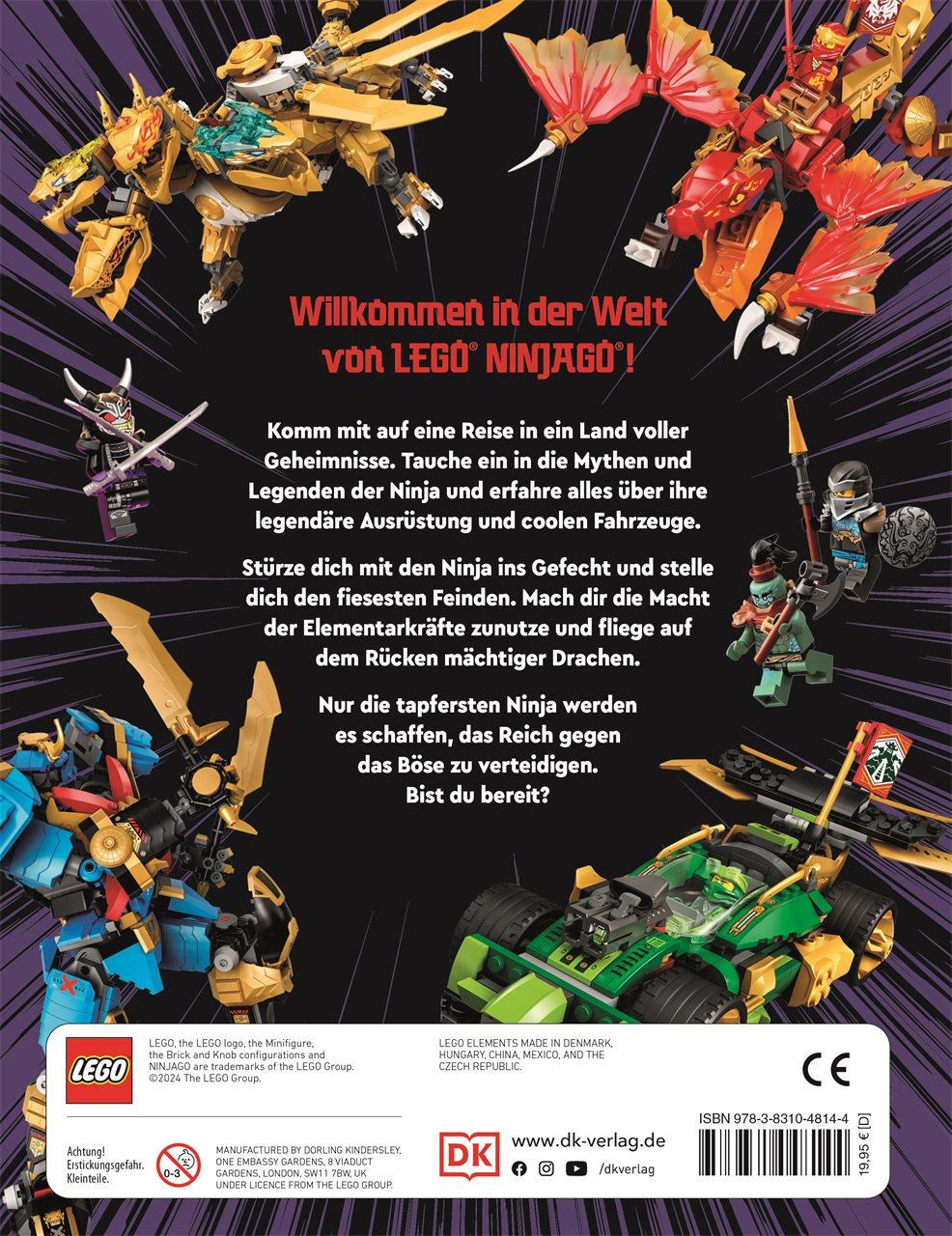 Rückseitencover LEGO® NINJAGO® Die geheime Welt der Ninja