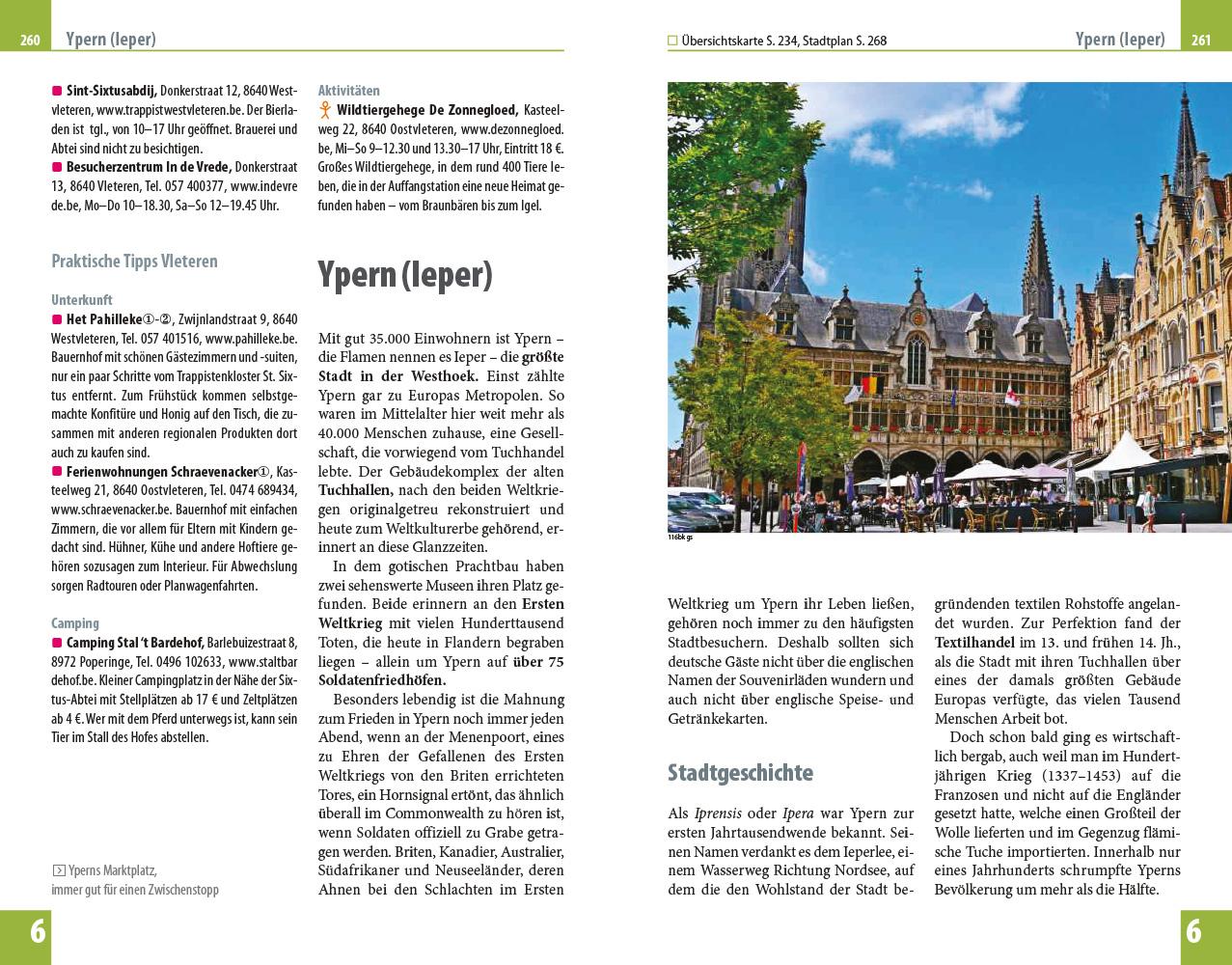 Beispielinhalt (Bild) Reise Know-How Reiseführer Belgische Küste - Westflandern mit Brügge
