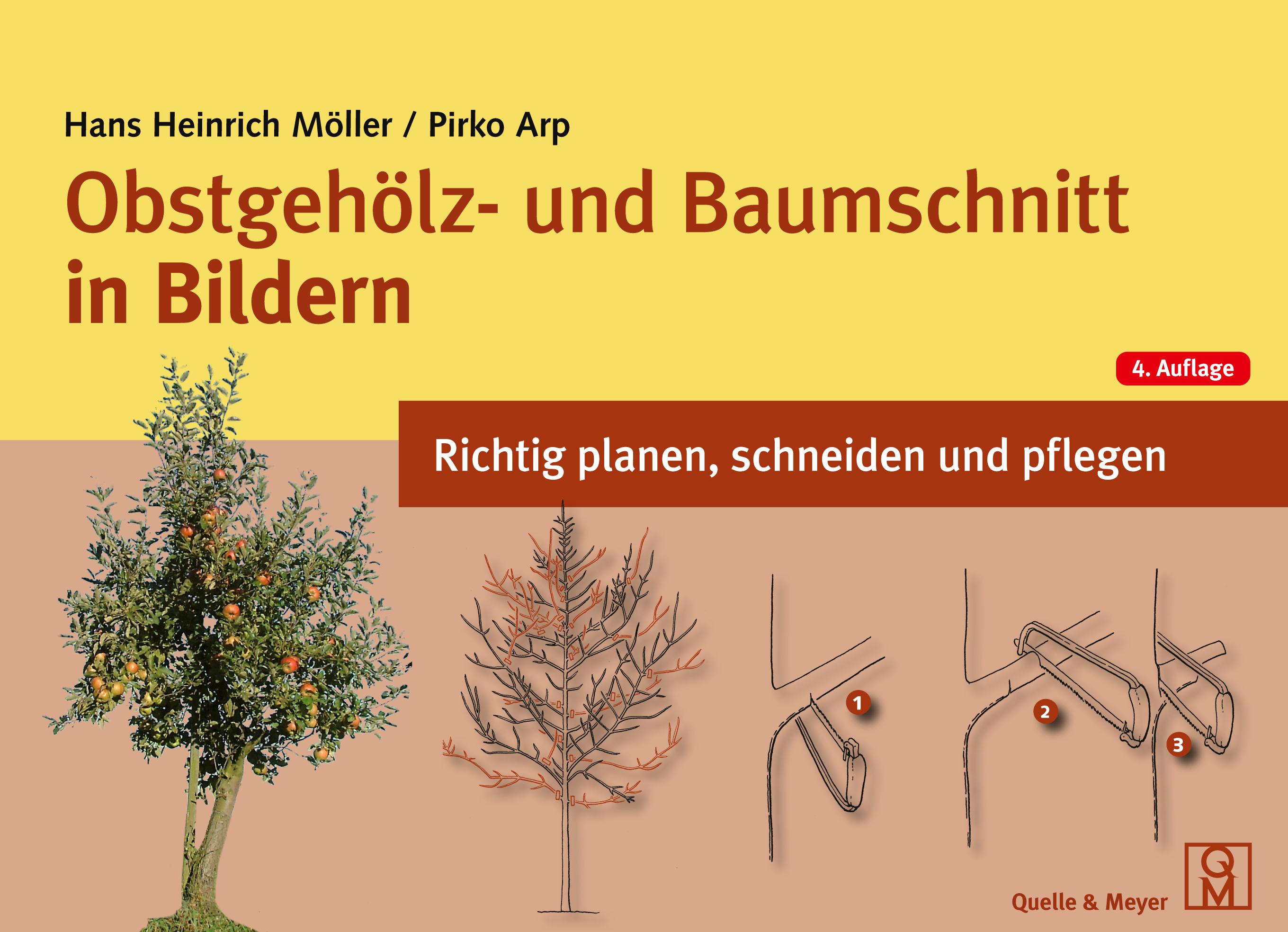 Vorderes Coverbild Obstgehölz- und Baumschnitt in Bildern