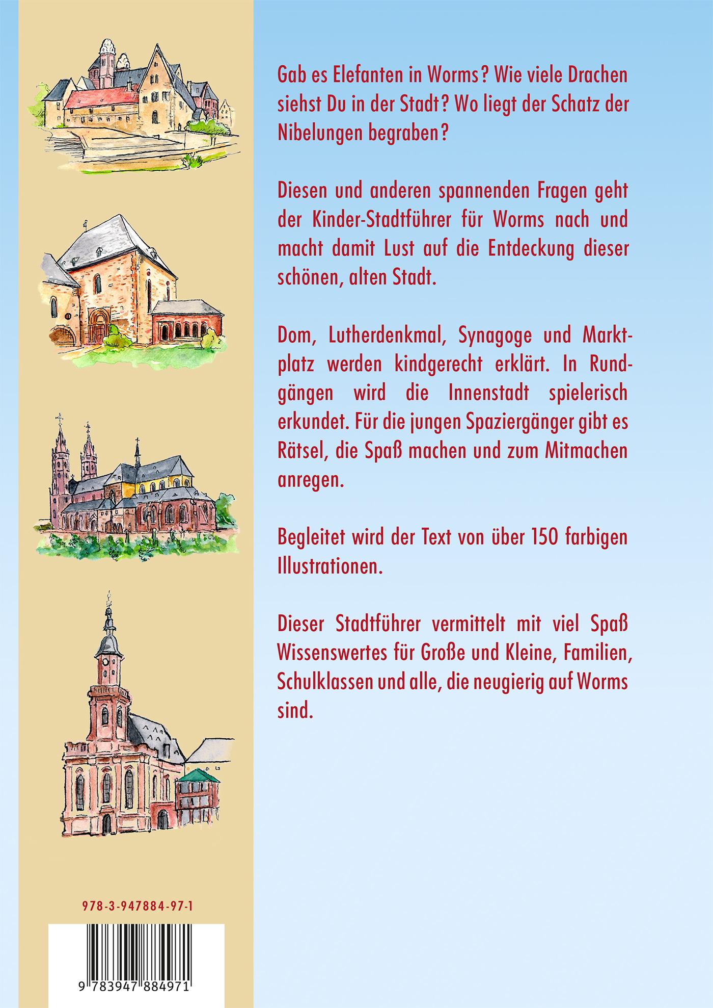 Rückseitencover Worms für Kinder