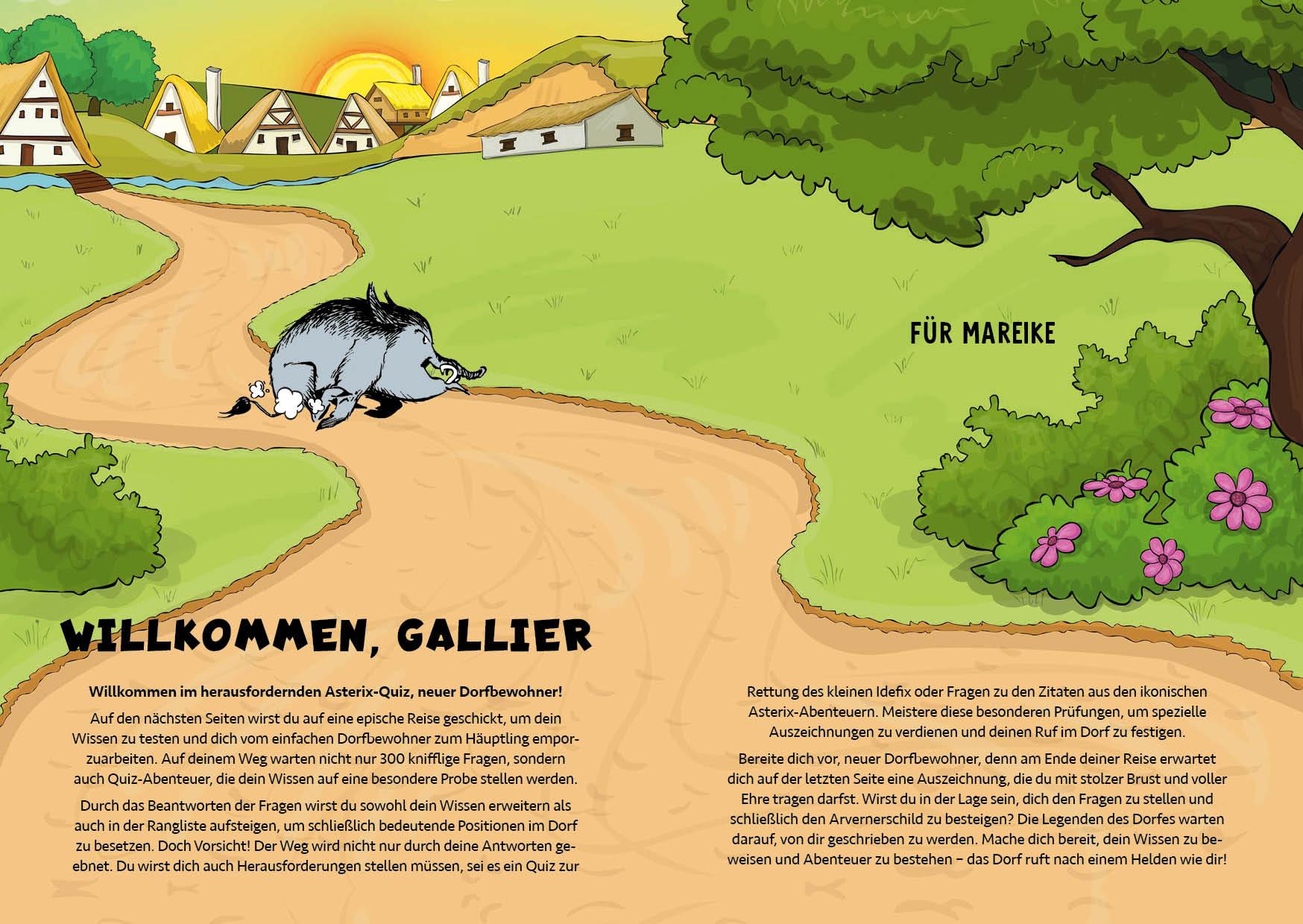 Beispielinhalt (Bild) ASTERIX - Das offizielle Quiz