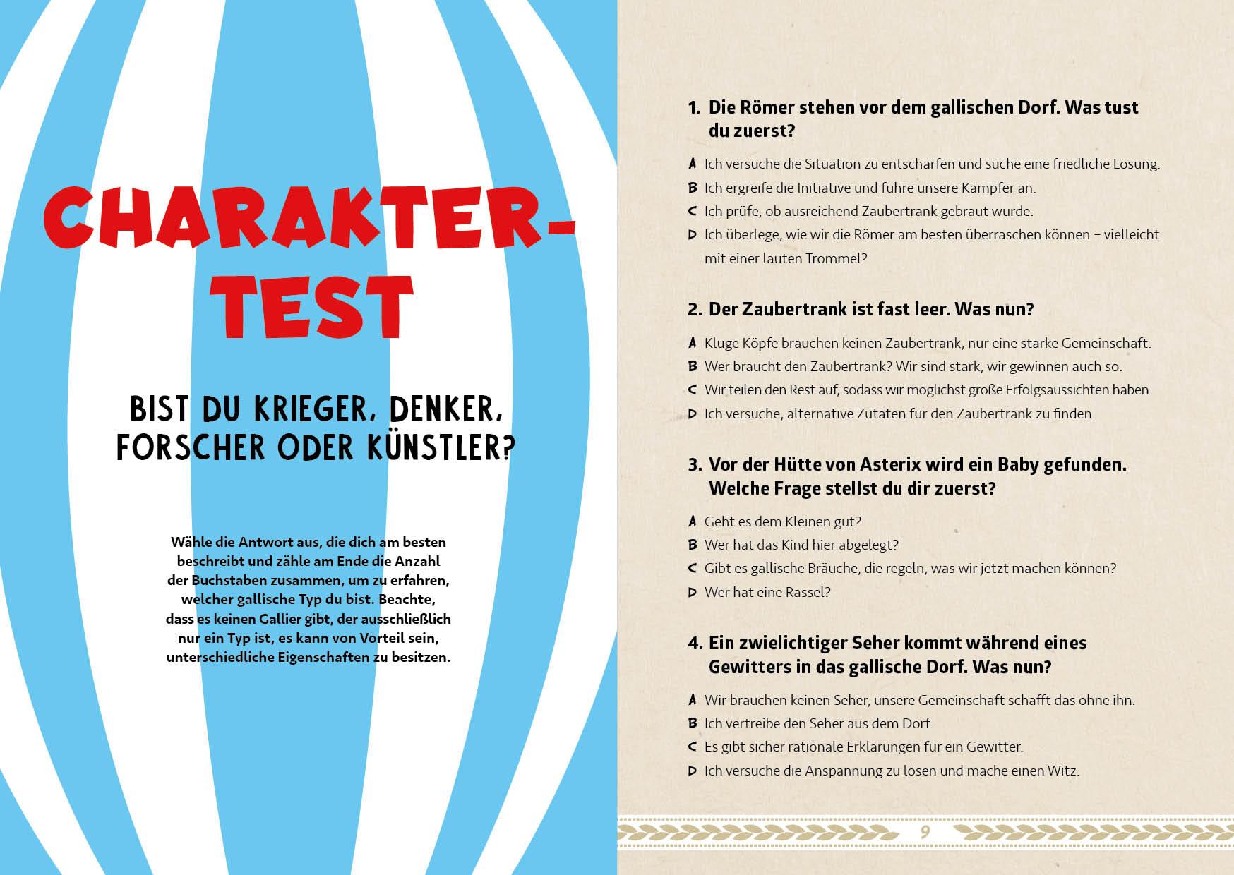 Beispielinhalt (Bild) ASTERIX - Das offizielle Quiz