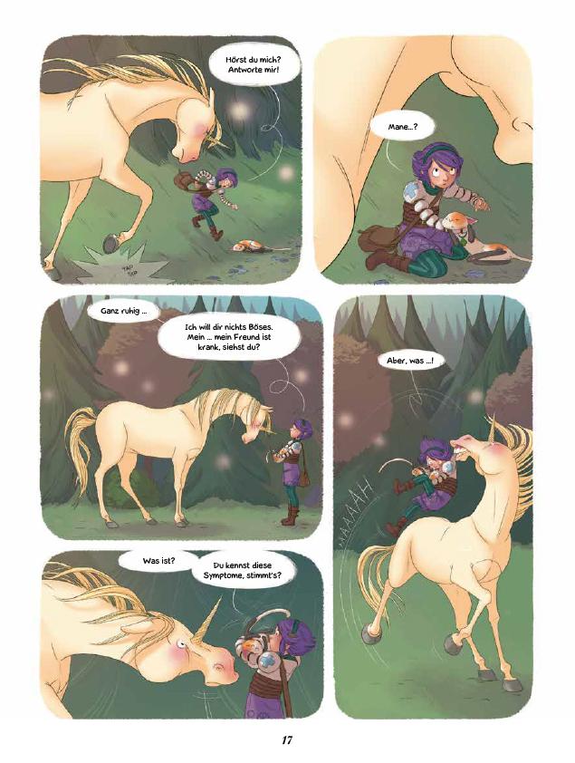 Beispielinhalt (Bild) Enola & die fantastischen Tiere