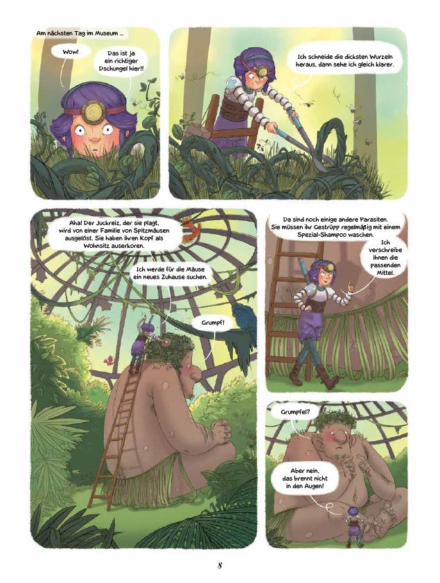 Beispielinhalt (Bild) Enola & die fantastischen Tiere