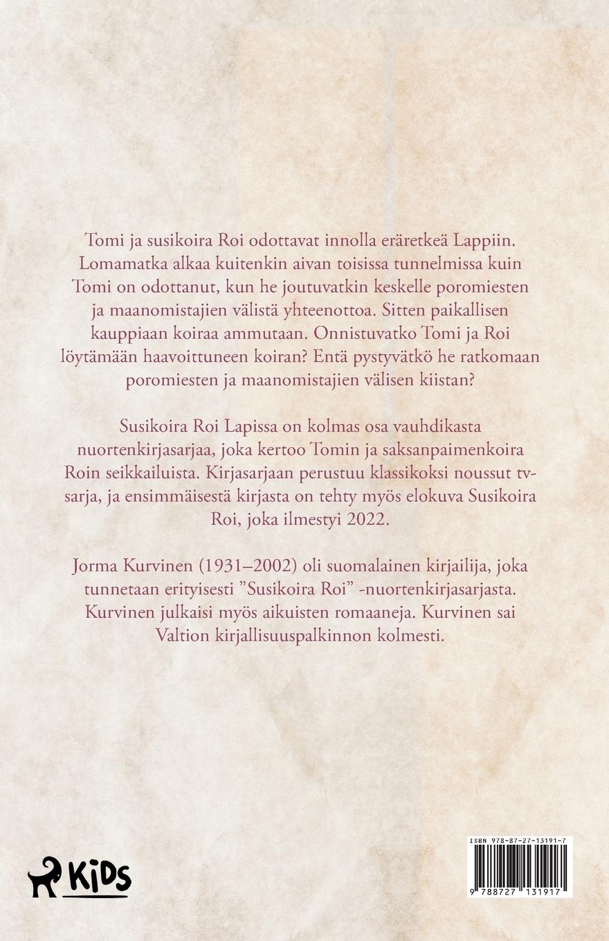 Rückseitencover Susikoira Roi Lapissa