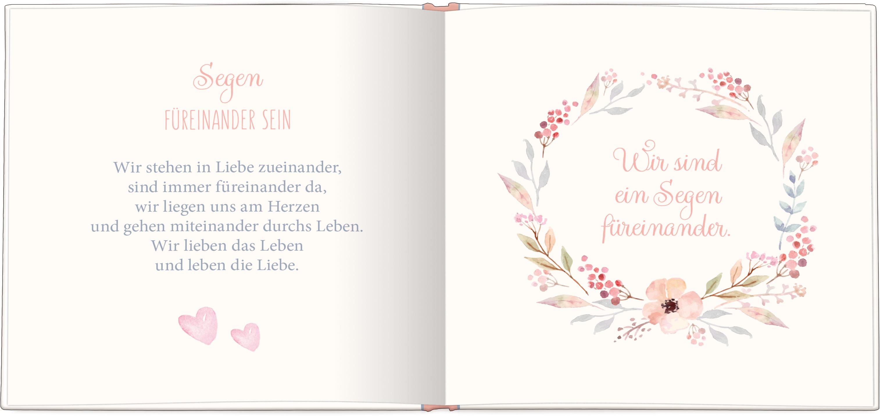 Beispielinhalt (Bild) Kleiner Segenswunsch zur Diamanthochzeit