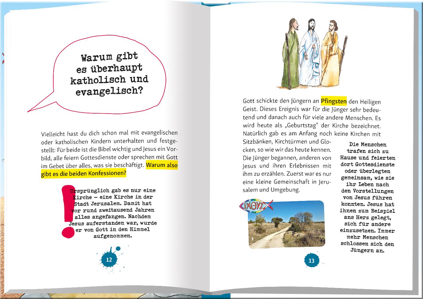 Beispielinhalt (Bild) War Jesus denn jetzt katholisch oder evangelisch?