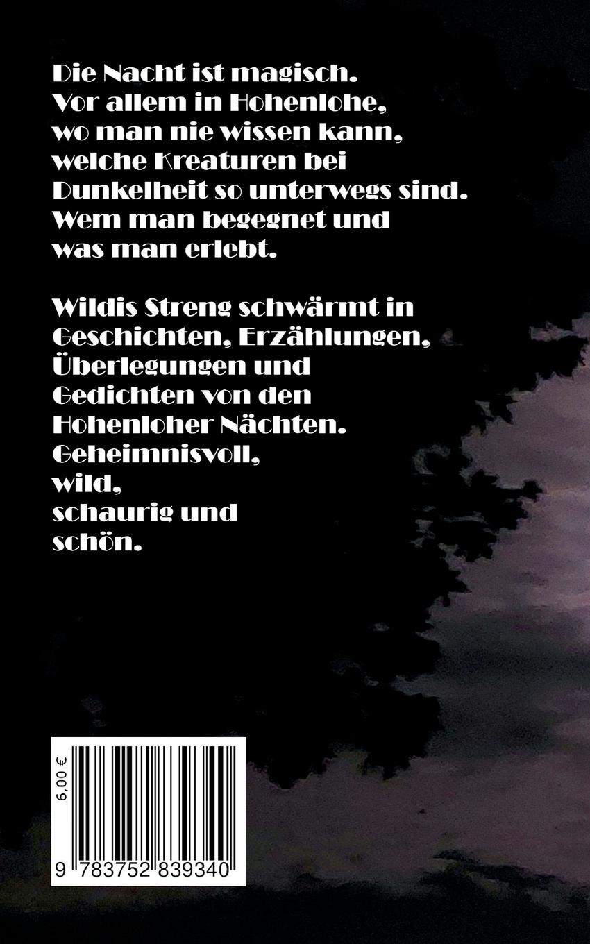 Rückseitencover Hohenloher Nächte