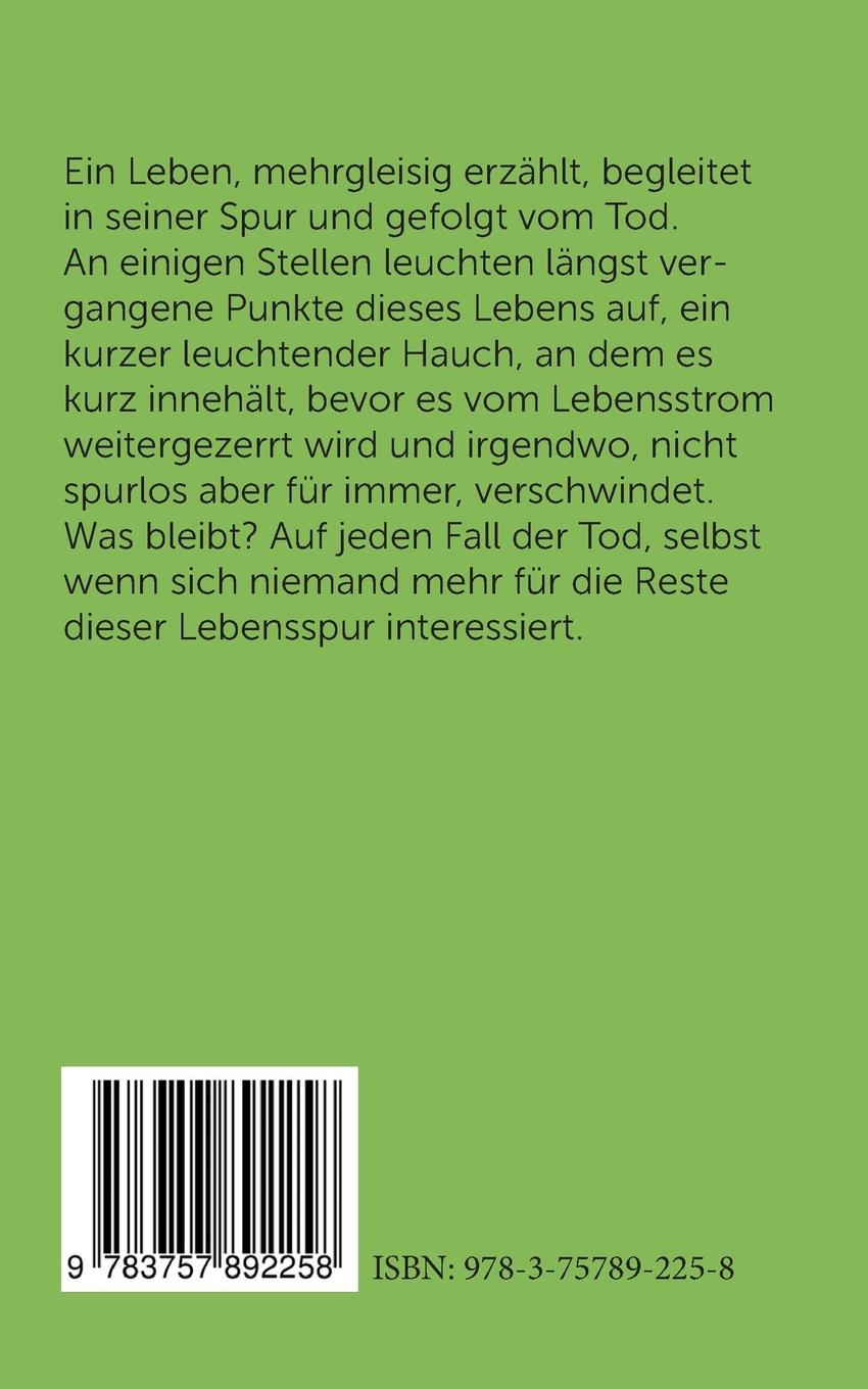 Rückseitencover Manu's Reise mit dem Tod