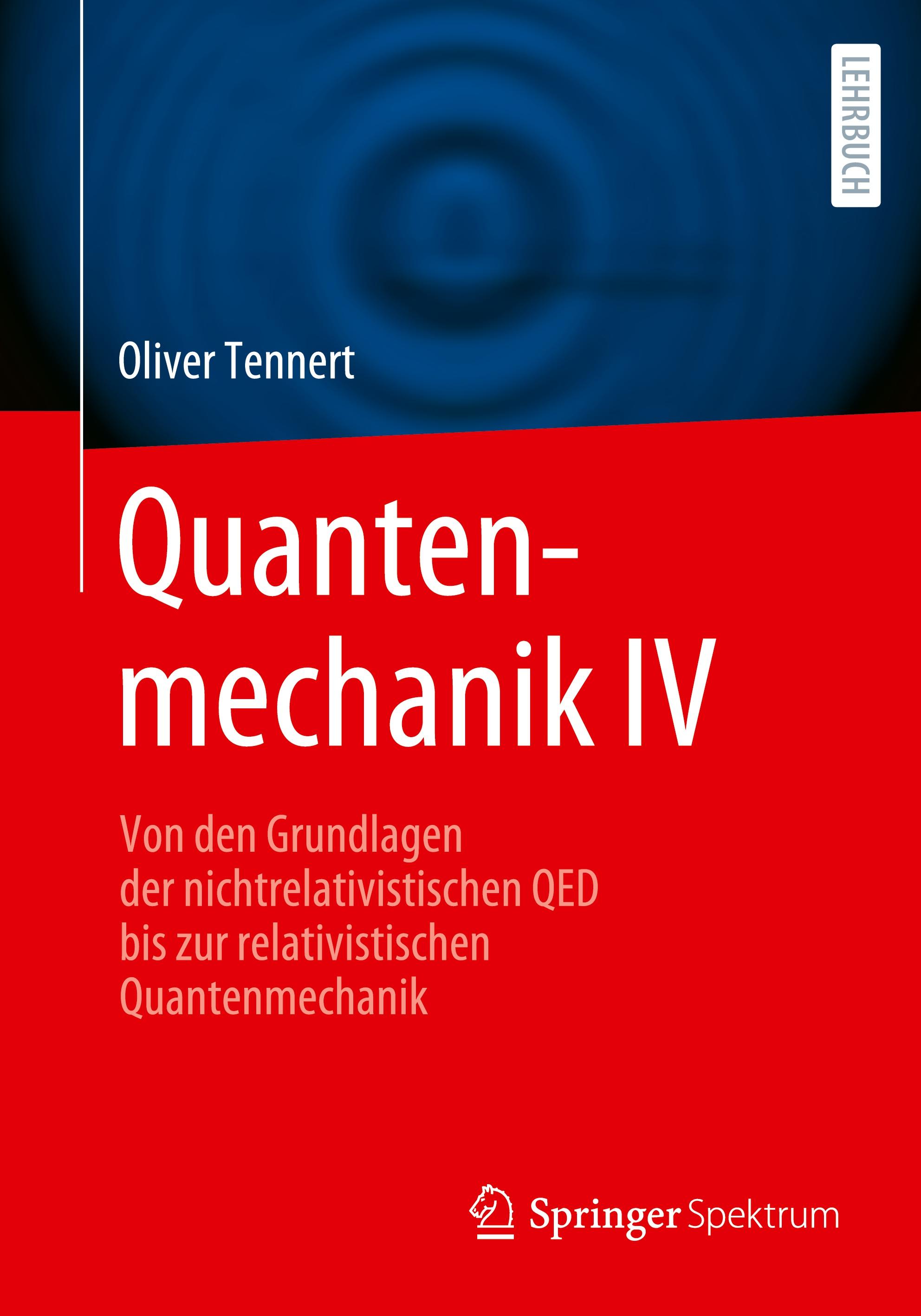Vorderes Coverbild Quantenmechanik IV