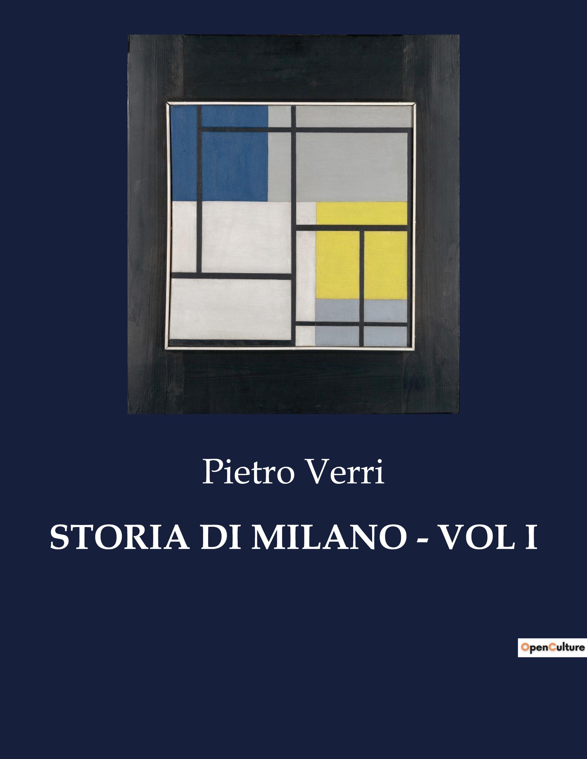 Vorderes Coverbild STORIA DI MILANO - VOL I