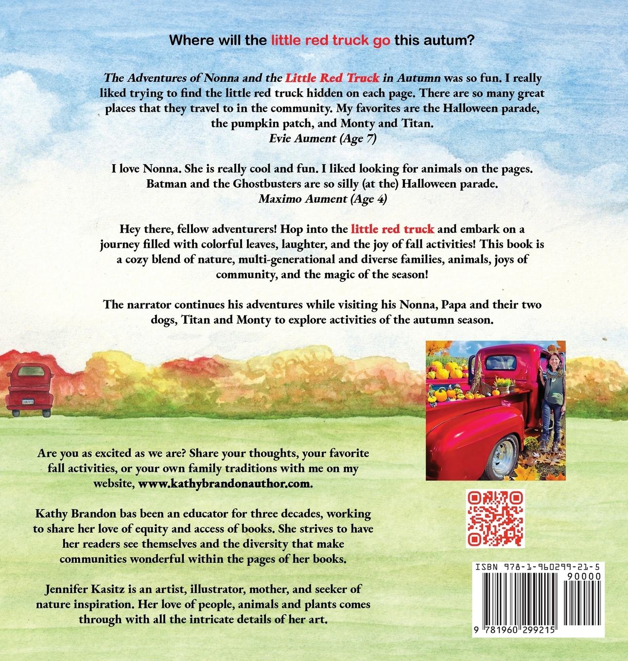 Rückseitencover The Adventures of Nonna and the Little Red Truck in Autumn