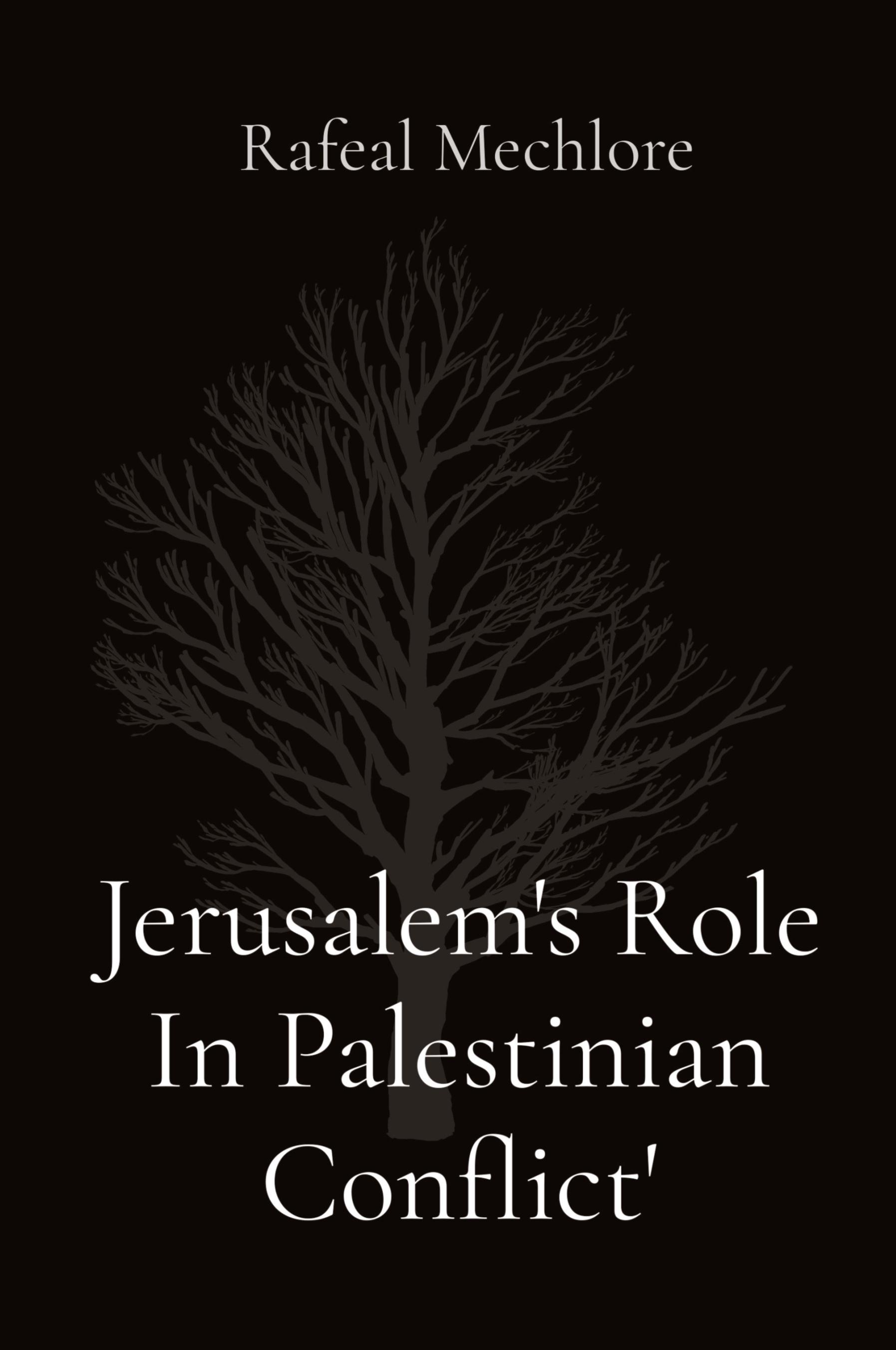 Vorderes Coverbild Jerusalem's Role In Palestinian Conflict'