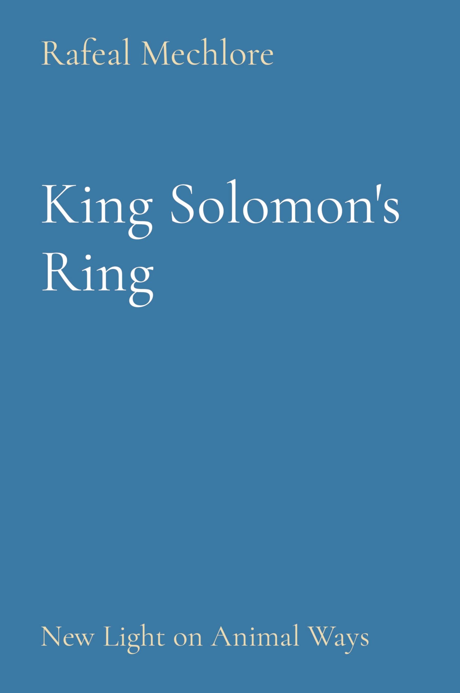 Vorderes Coverbild King Solomon's Ring