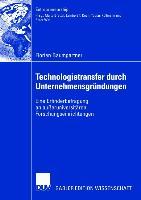 Vorderes Coverbild Technologietransfer durch Unternehmensgründungen