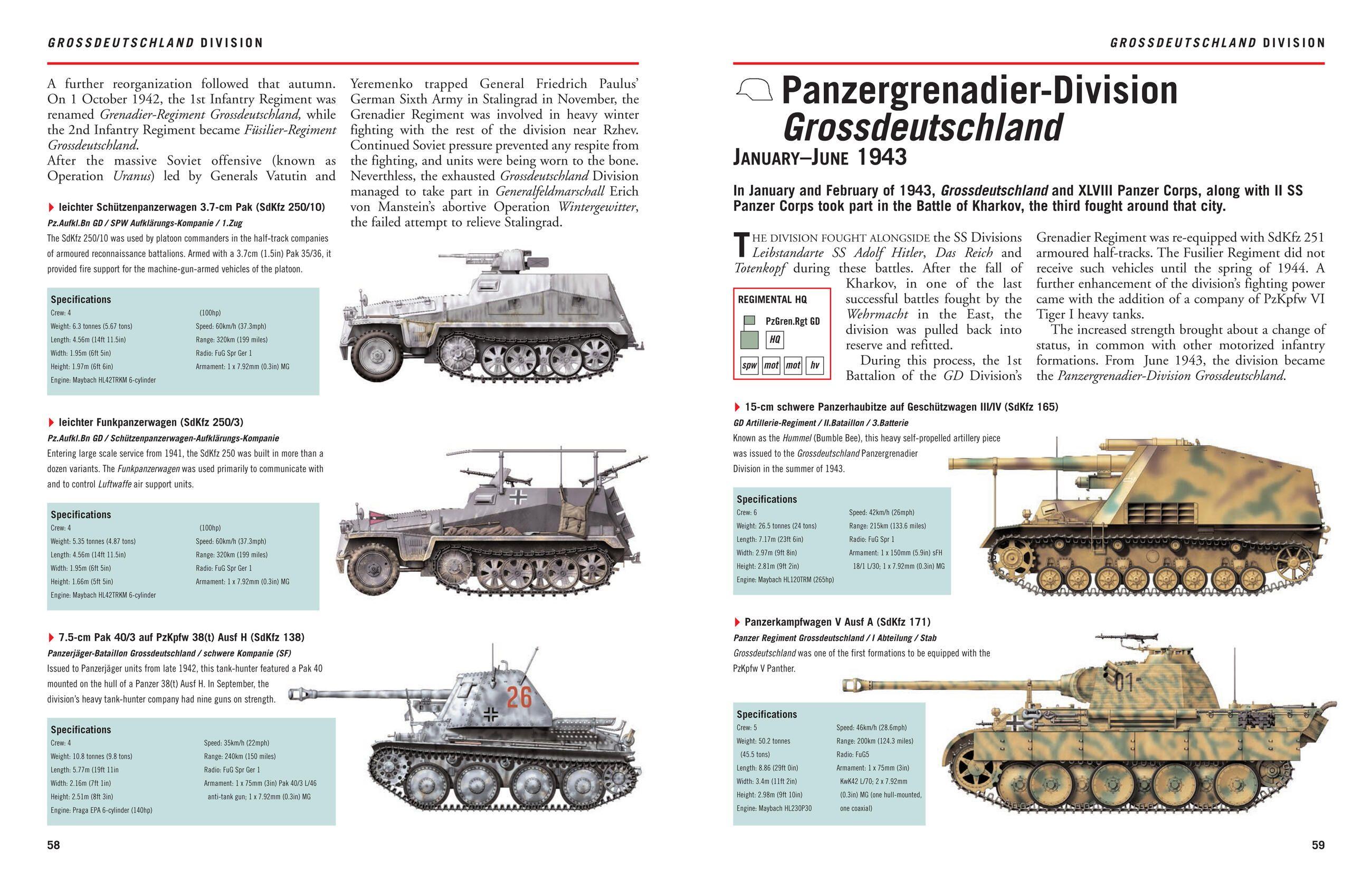 Beispielinhalt (Bild) Panzergrenadier Divisions 1939-45