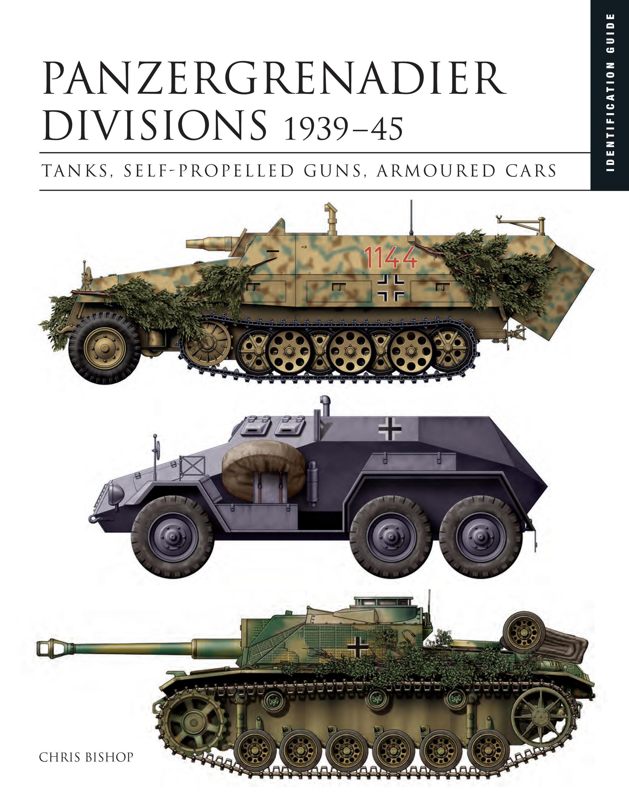 Vorderes Coverbild Panzergrenadier Divisions 1939-45