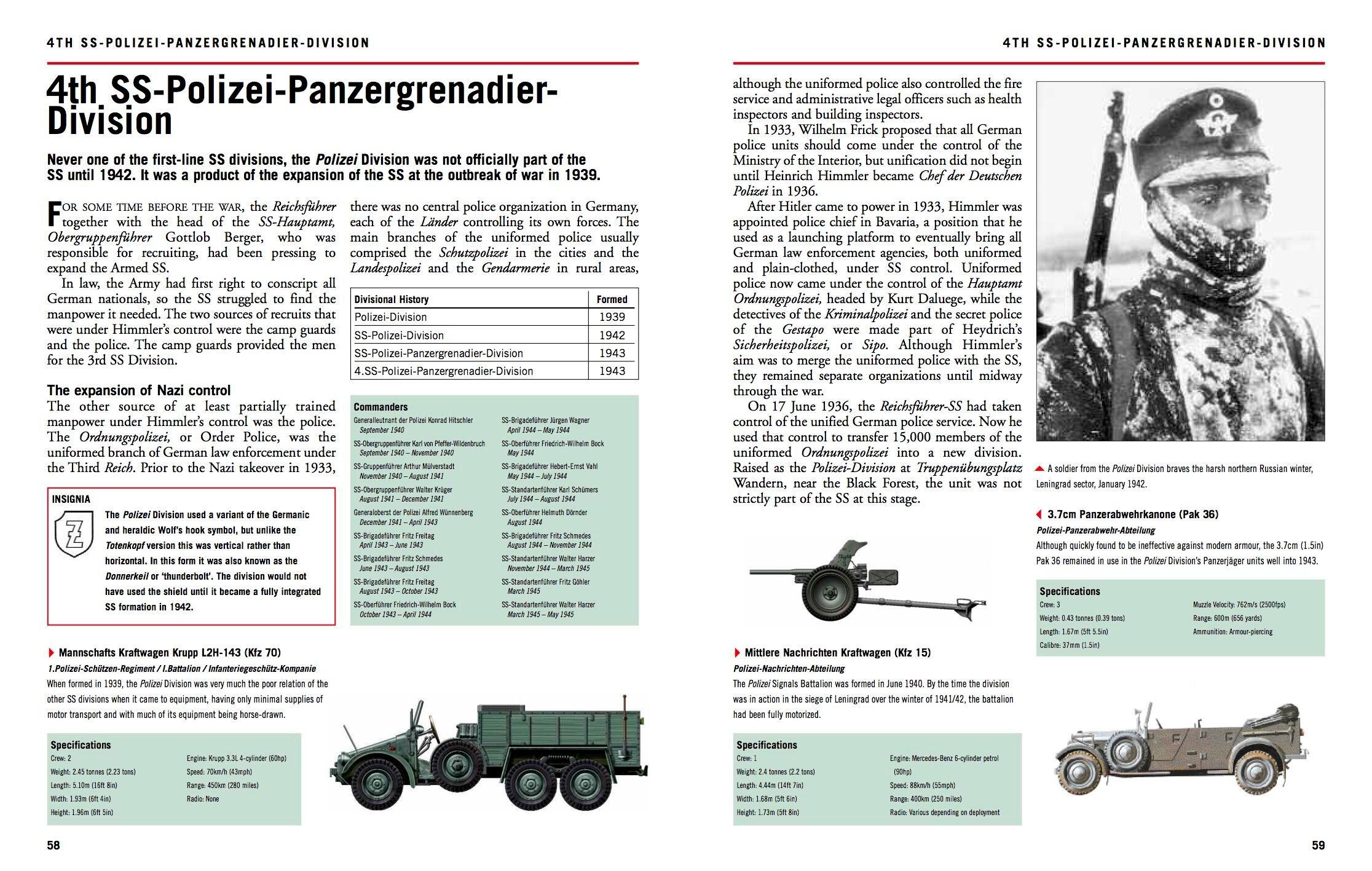 Beispielinhalt (Bild) Waffen-SS Divisions 1939-45