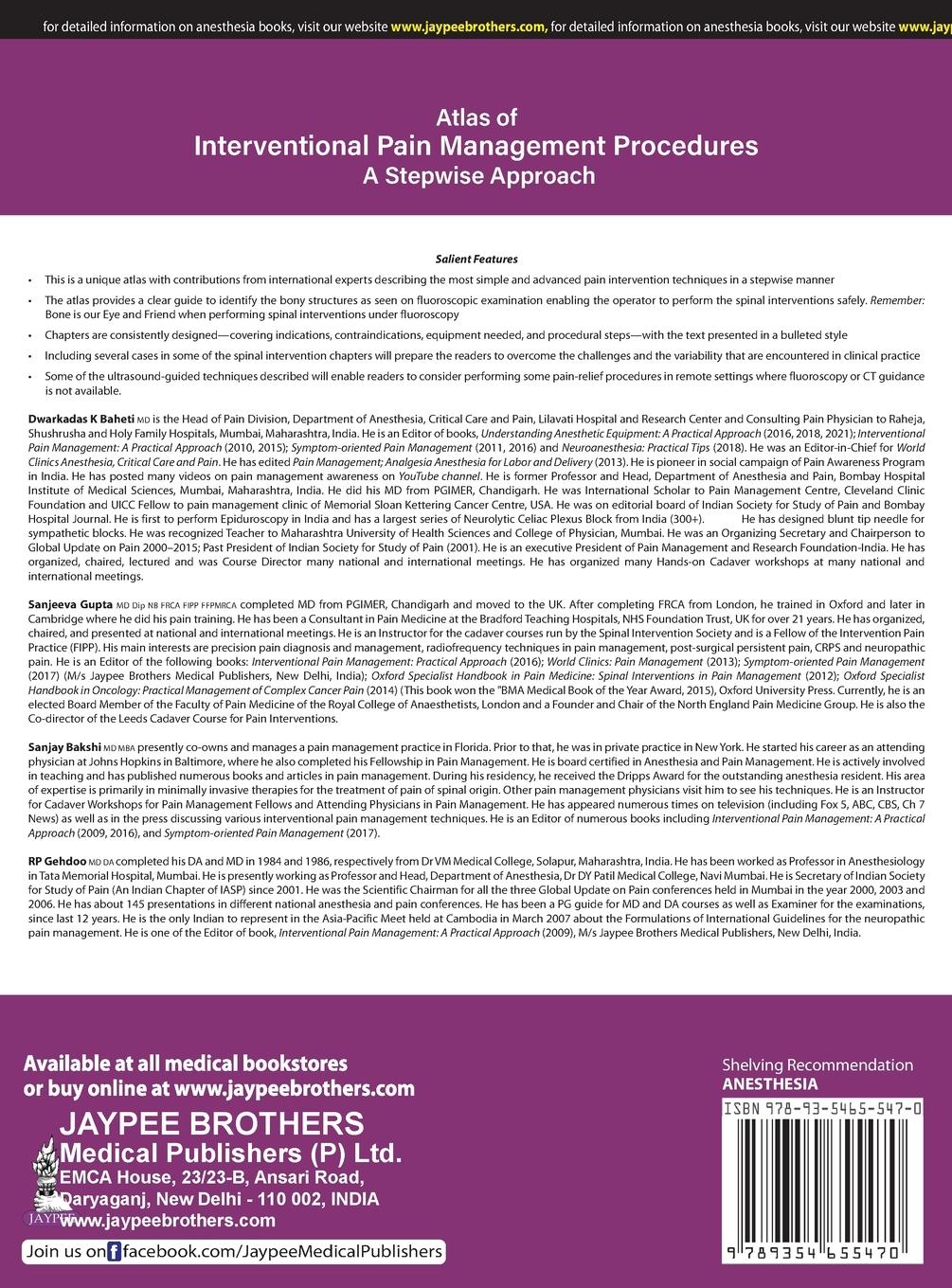 Rückseitencover Atlas of Interventional Pain Management Procedures