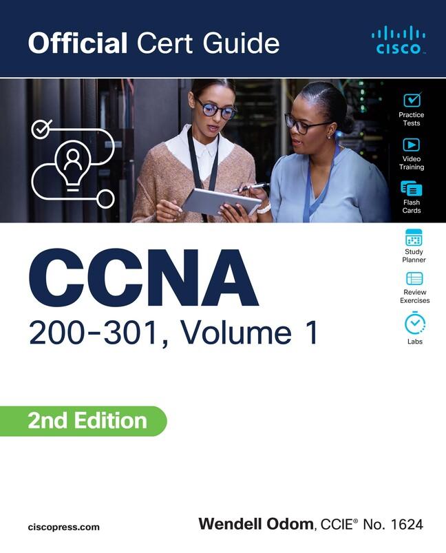 Vorderes Coverbild CCNA 200-301 Official Cert Guide, Volume 1