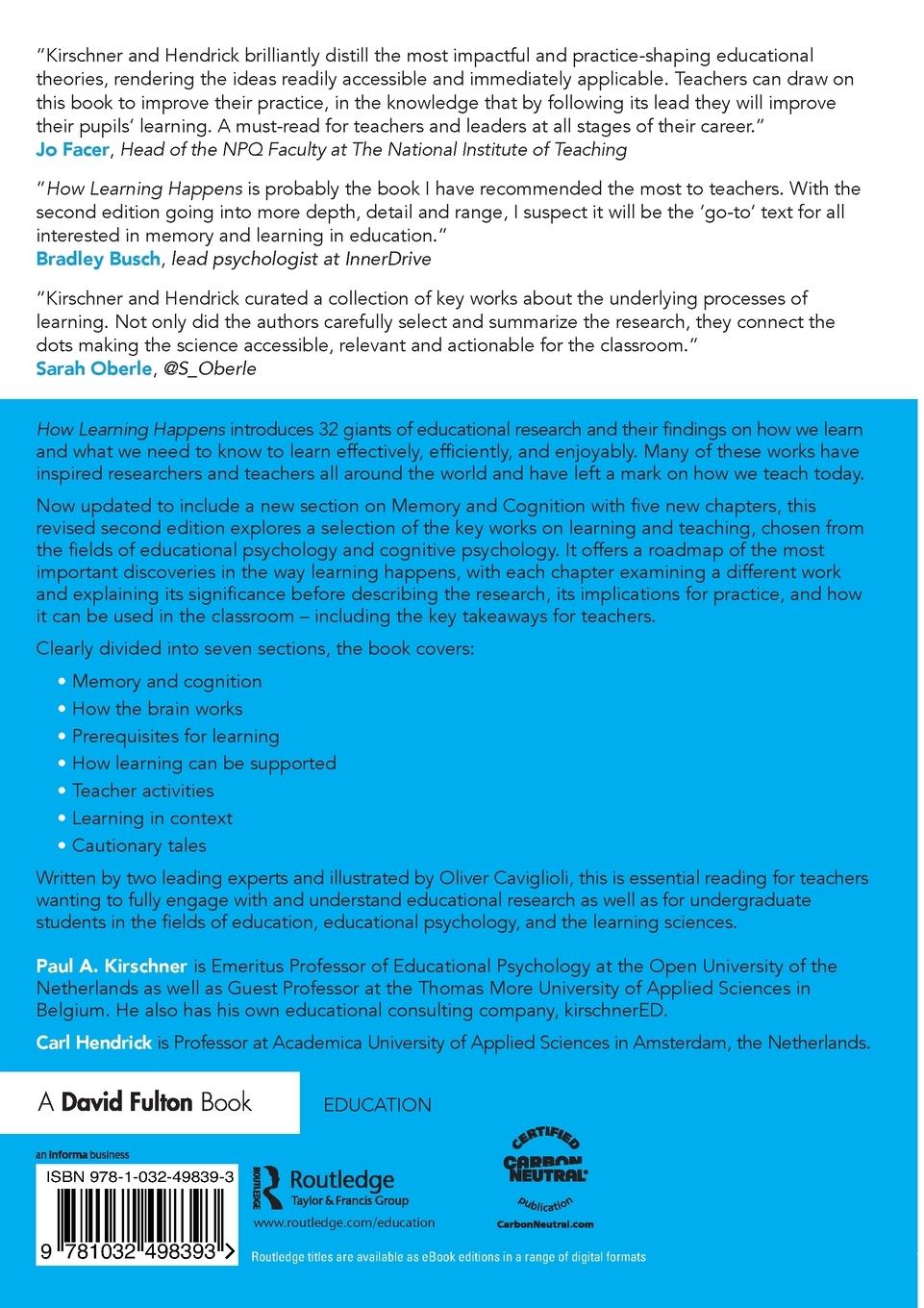 Rückseitencover How Learning Happens