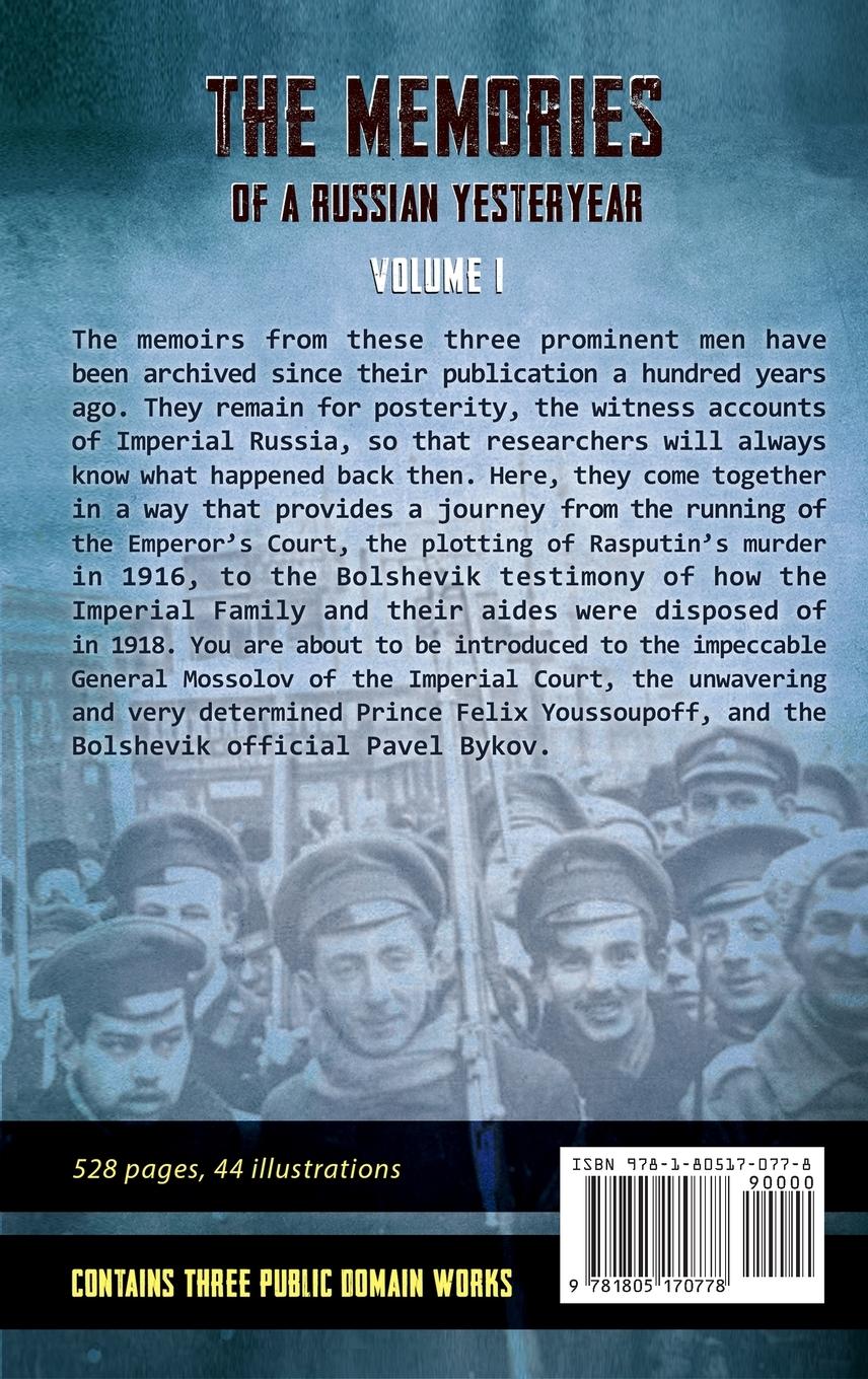 Rückseitencover The Memories of a Russian Yesteryear - Volume I