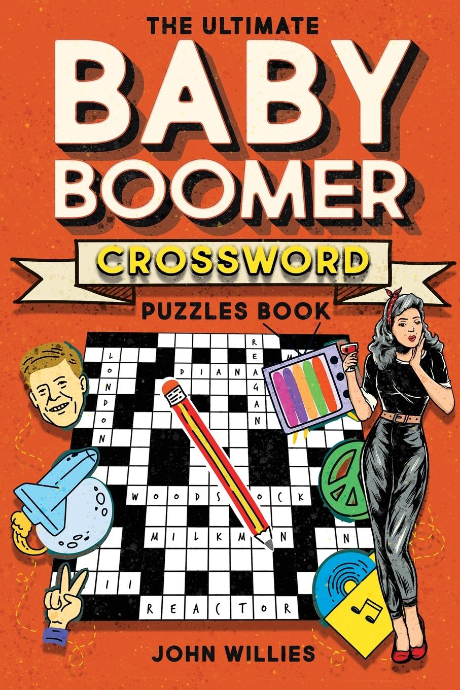 Vorderes Coverbild The Ultimate Baby Boomer Crossword Puzzles Book
