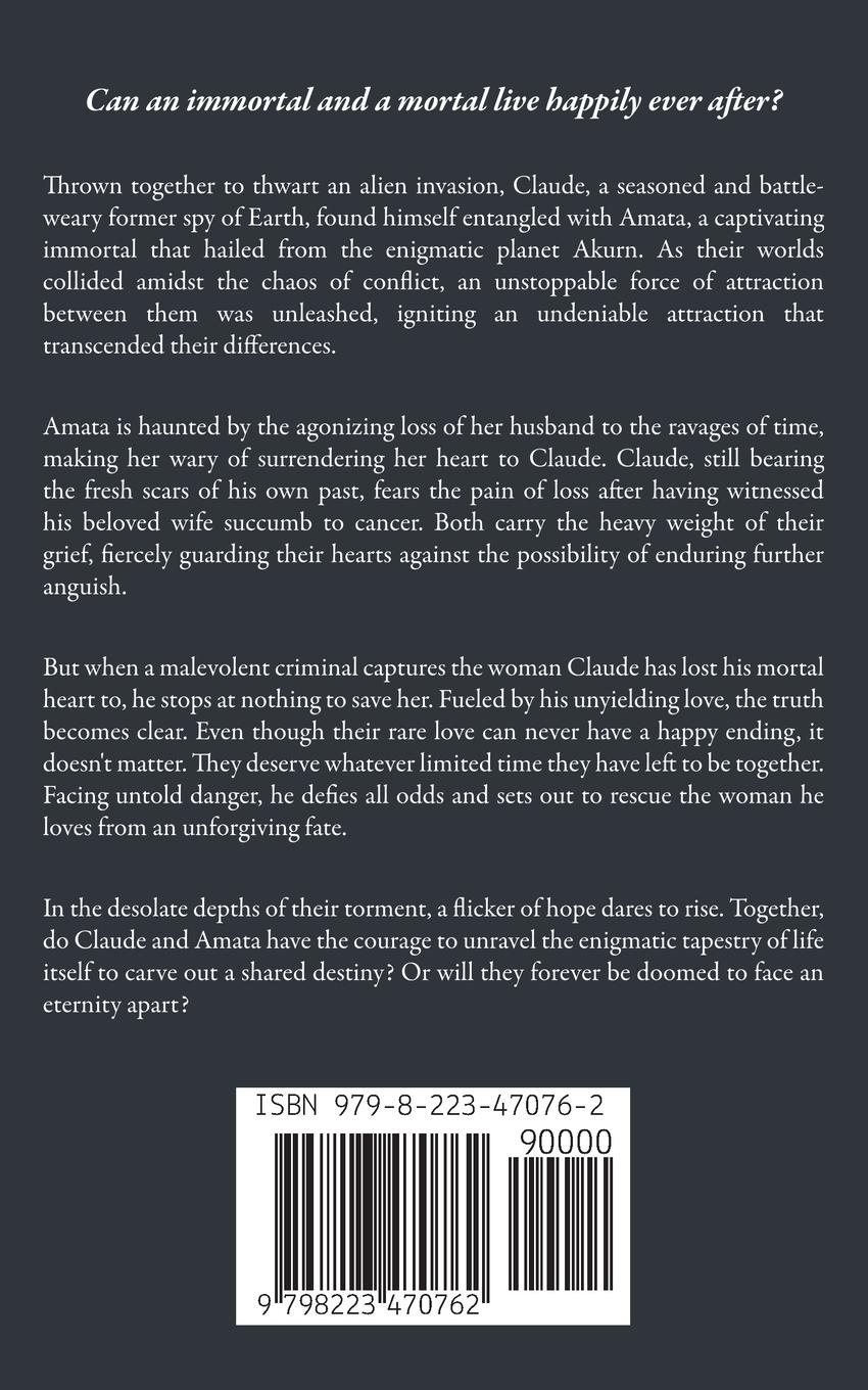 Rückseitencover Claude & Amata (An Alien Legacy Novella)