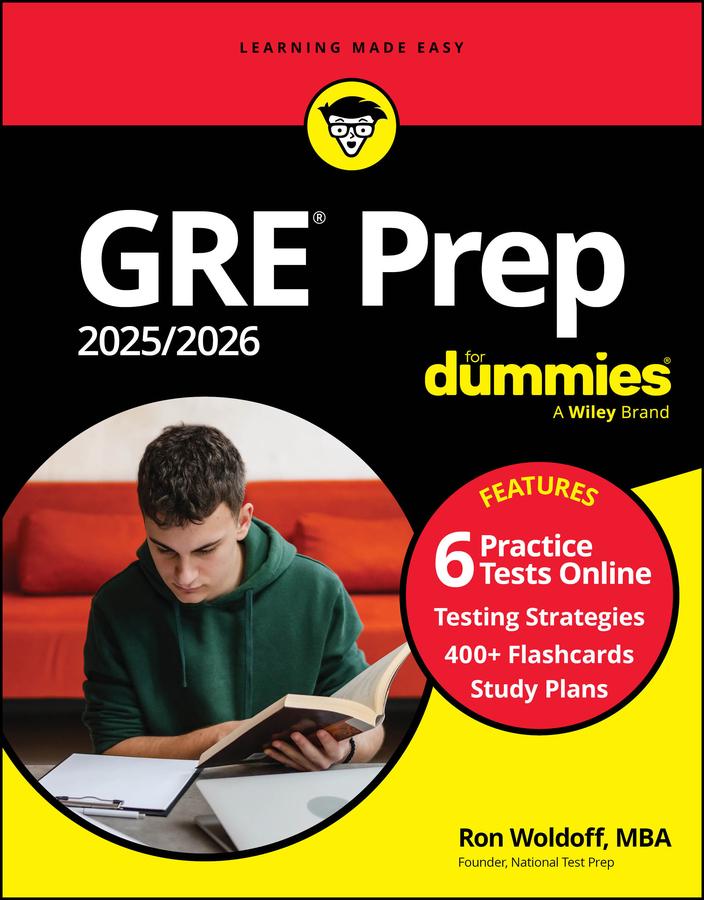 Vorderes Coverbild GRE Prep 2025/2026 for Dummies