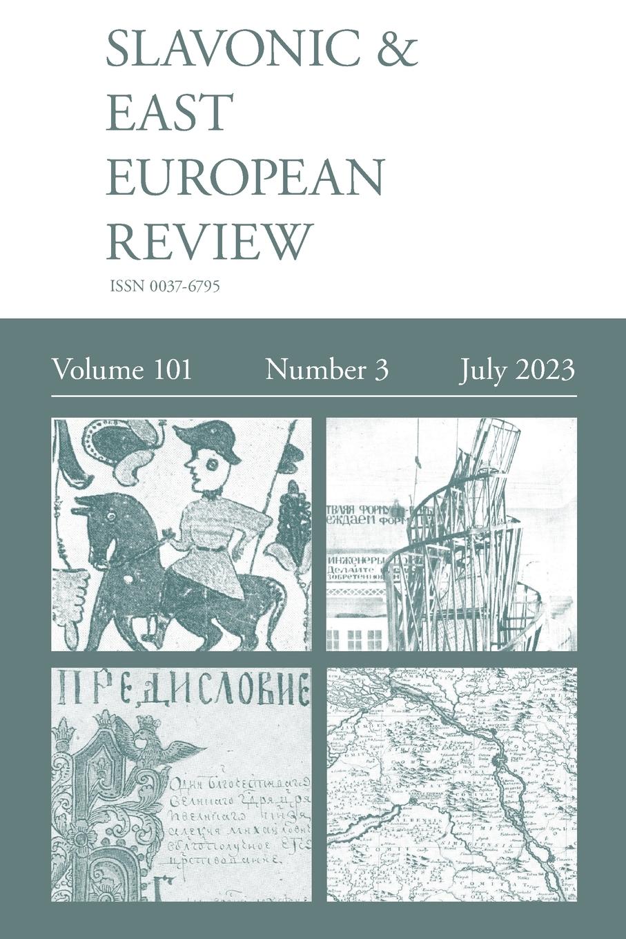 Vorderes Coverbild Slavonic & East European Review (101