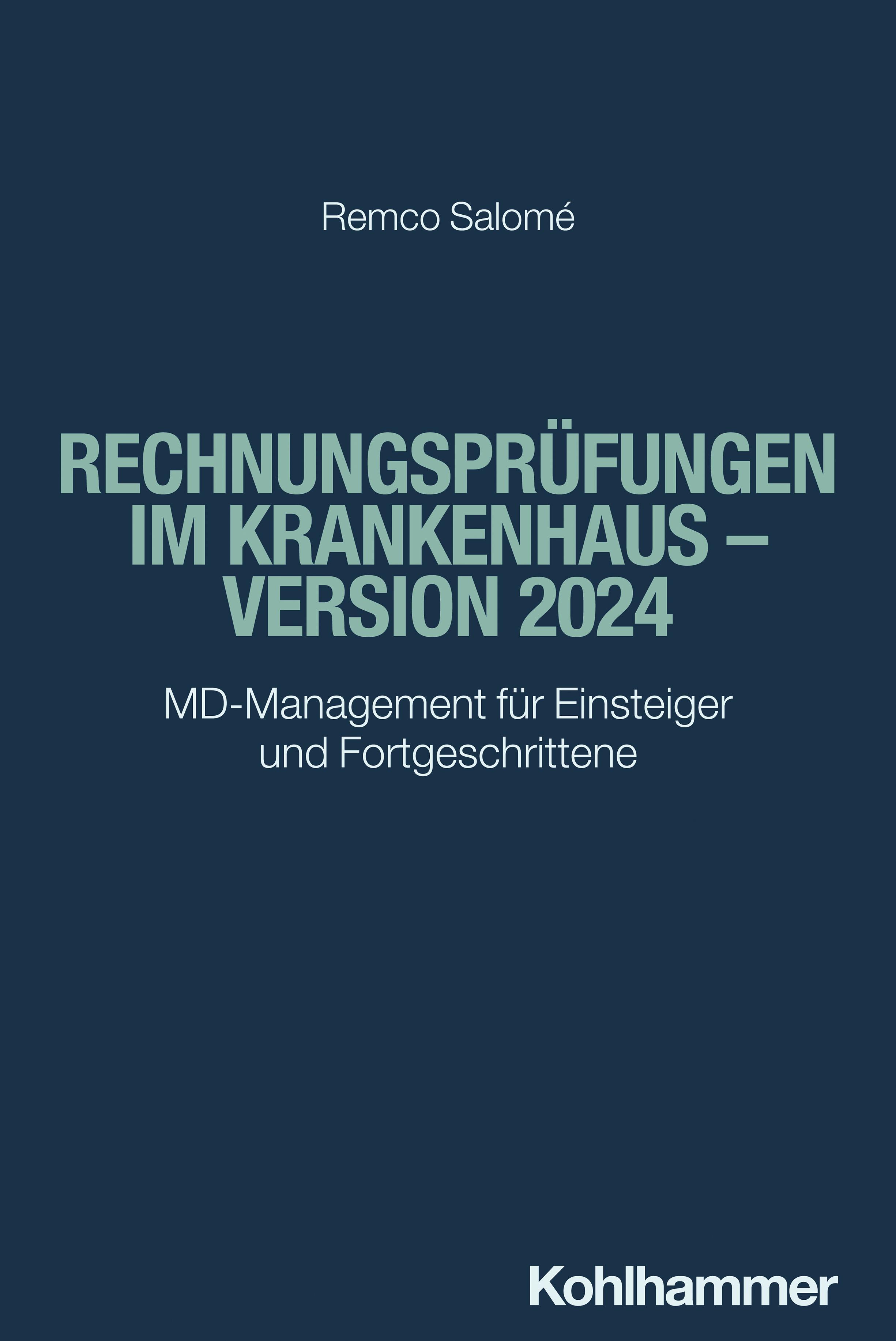 Vorderes Coverbild Rechnungsprüfungen im Krankenhaus - Version 2024