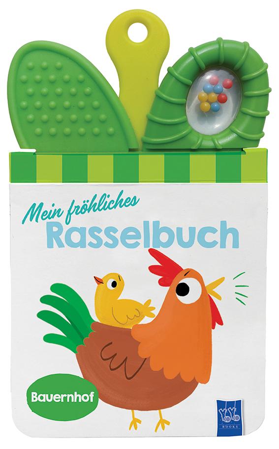 Vorderes Coverbild Mein fröhliches Rasselbuch - Bauernhof