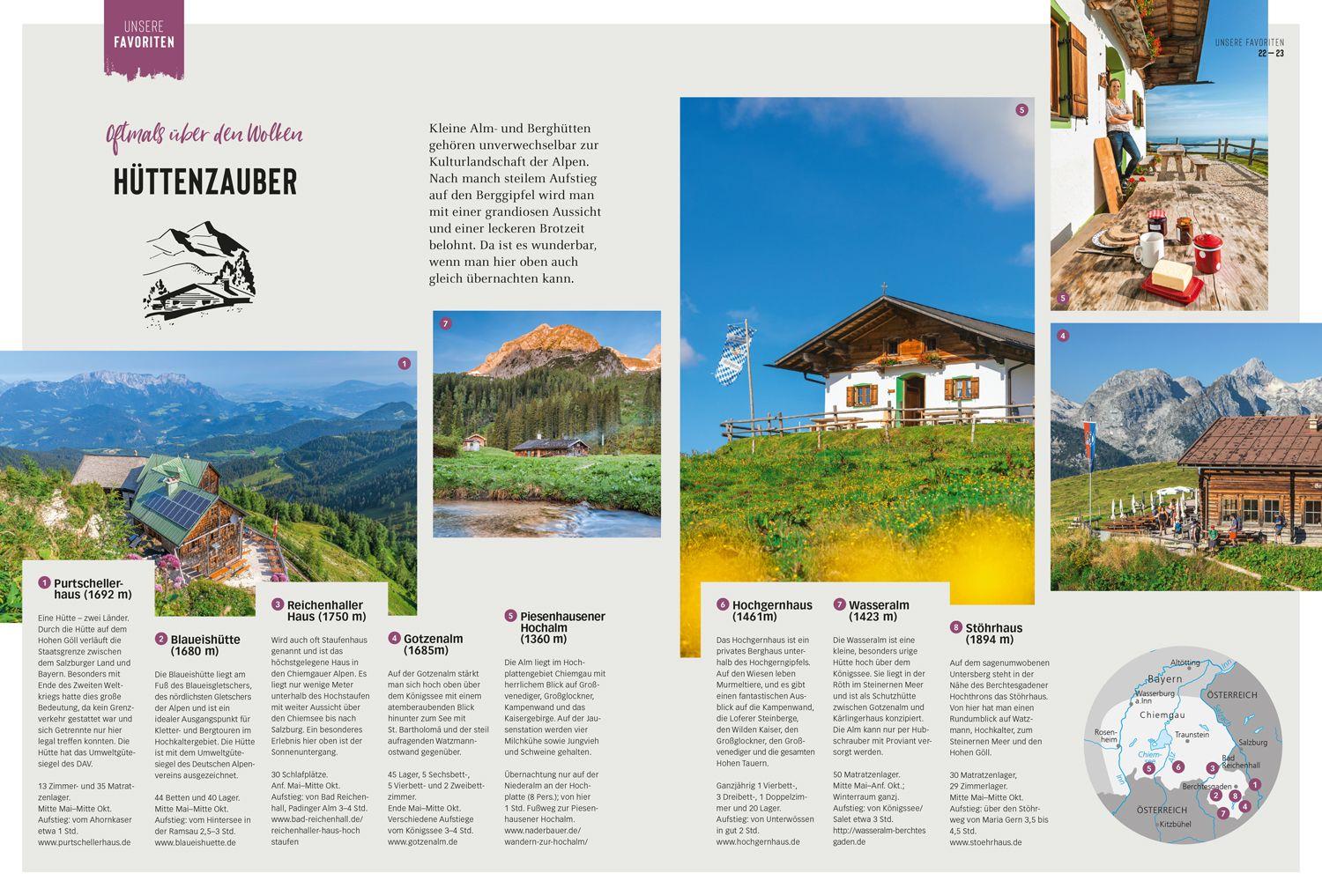 Beispielinhalt (Bild) DUMONT Bildatlas Chiemgau