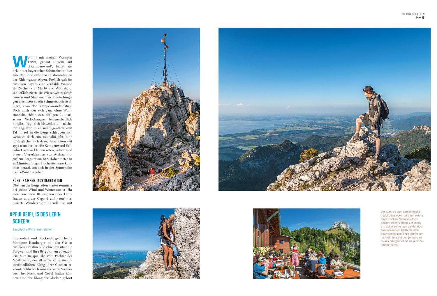 Beispielinhalt (Bild) DUMONT Bildatlas Chiemgau