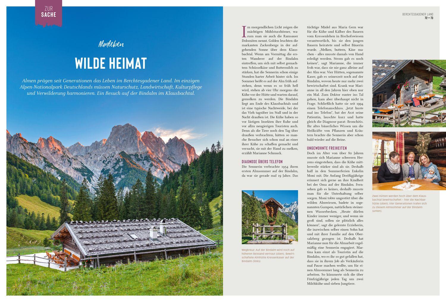 Beispielinhalt (Bild) DUMONT Bildatlas Chiemgau