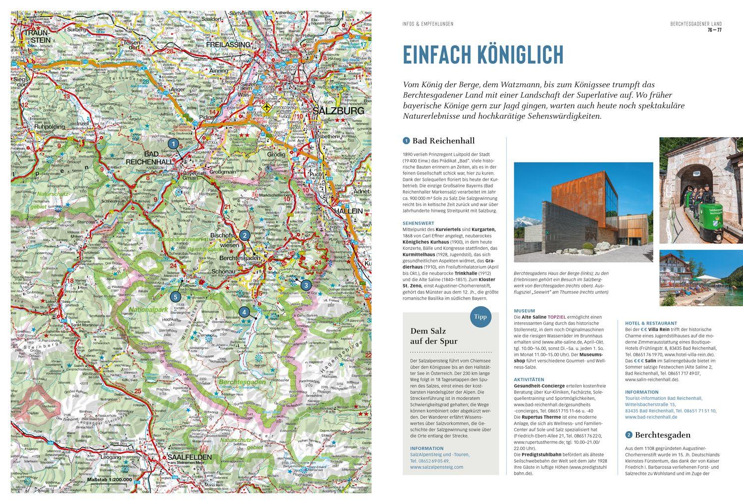Beispielinhalt (Bild) DUMONT Bildatlas Chiemgau