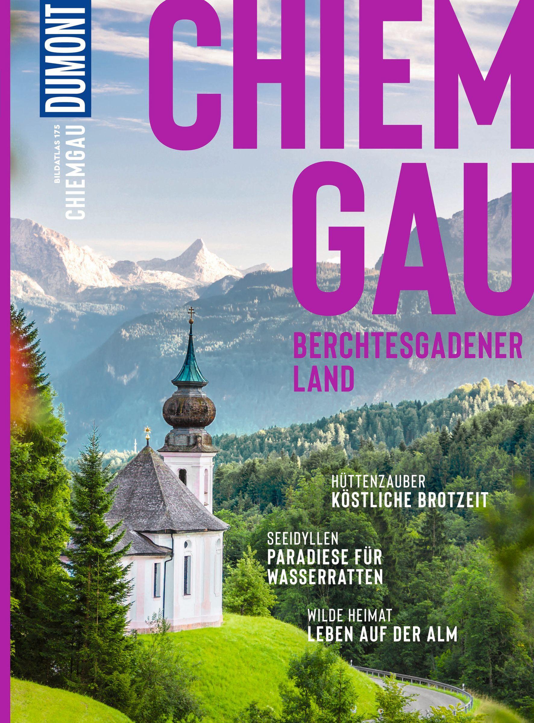 Vorderes Coverbild DUMONT Bildatlas Chiemgau